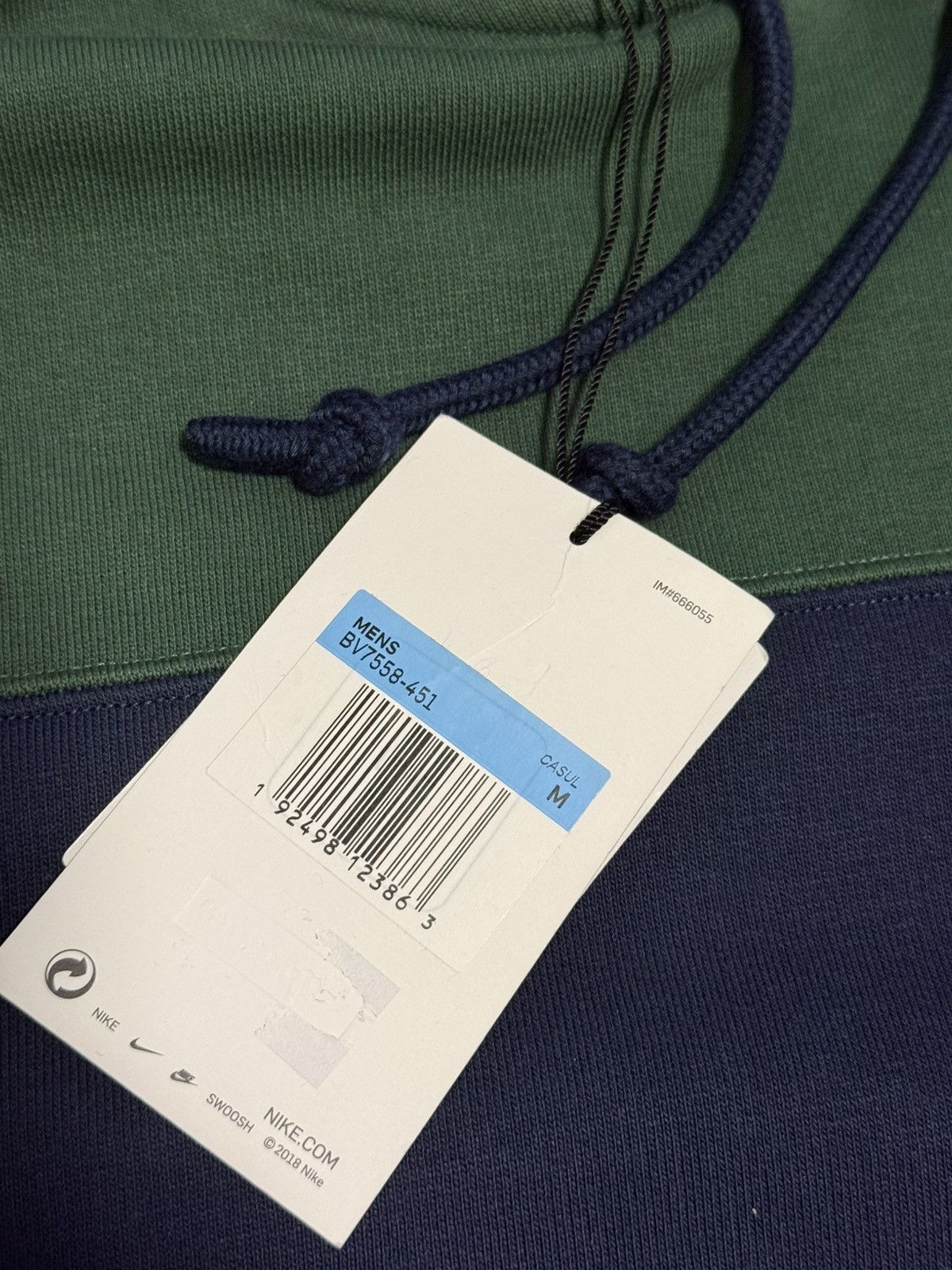 Nike × Supreme Supreme nike stripe hooded sweatshirt Size US M / EU 48-50 / 2 - 3 Thumbnail