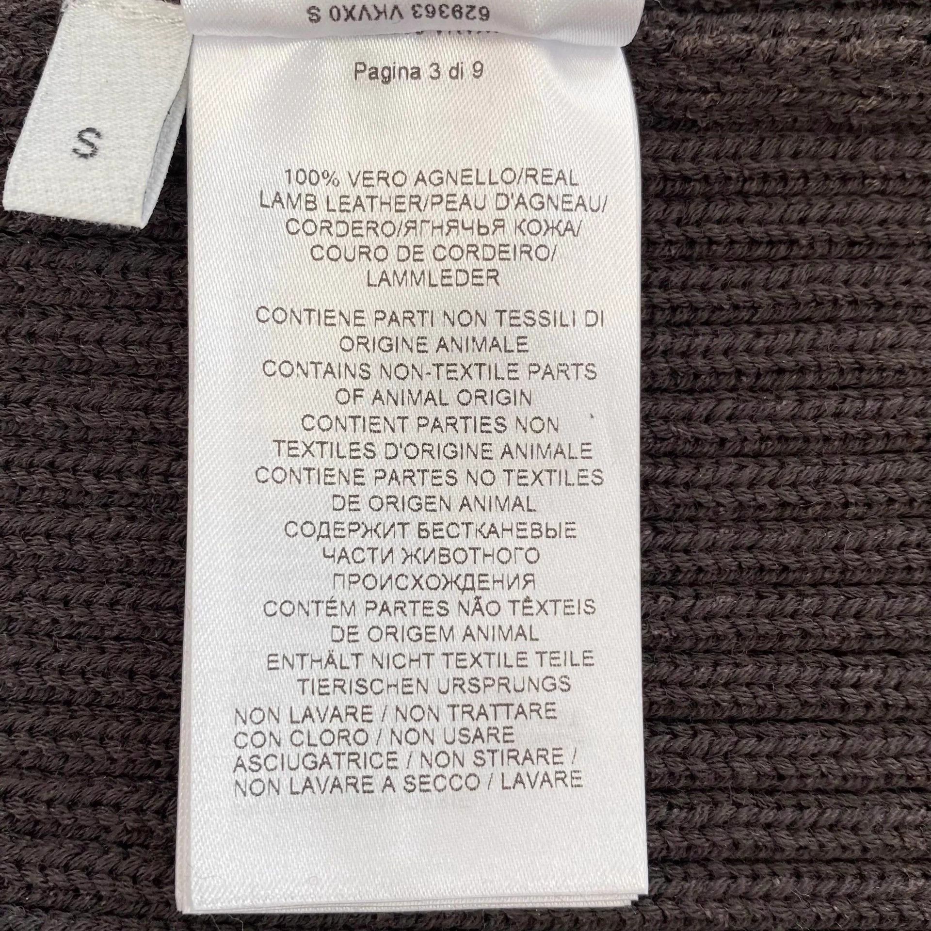Bottega Veneta Bottega Veneta dark knit long cardigan S Size S / US 4 / IT 40 - 8 Thumbnail