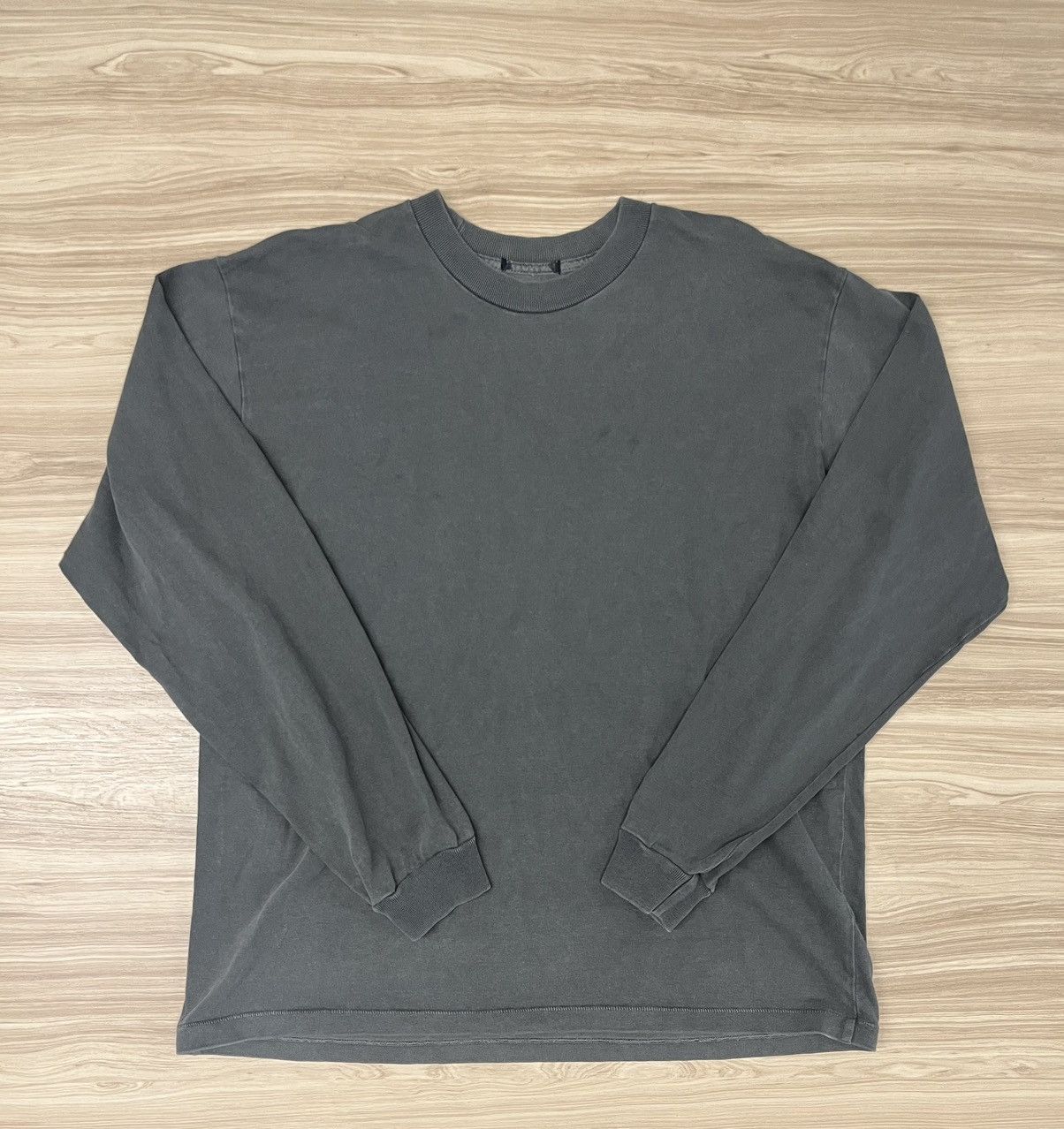 Kanye West Los Angeles Apparel Yeezy Season Yeezy Season 6 Calabasas Long Sleeve Blank Sample in Black Grailed