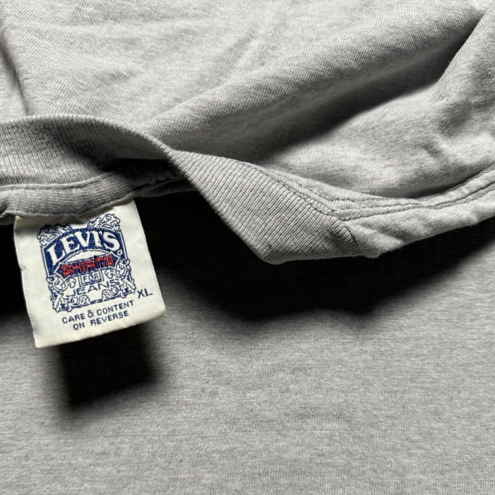 Levi's Vintage Levi's Levi Strauss 1993 Graphic T Shirt Grey USA XL Size US XL / EU 56 / 4 - 3 Thumbnail