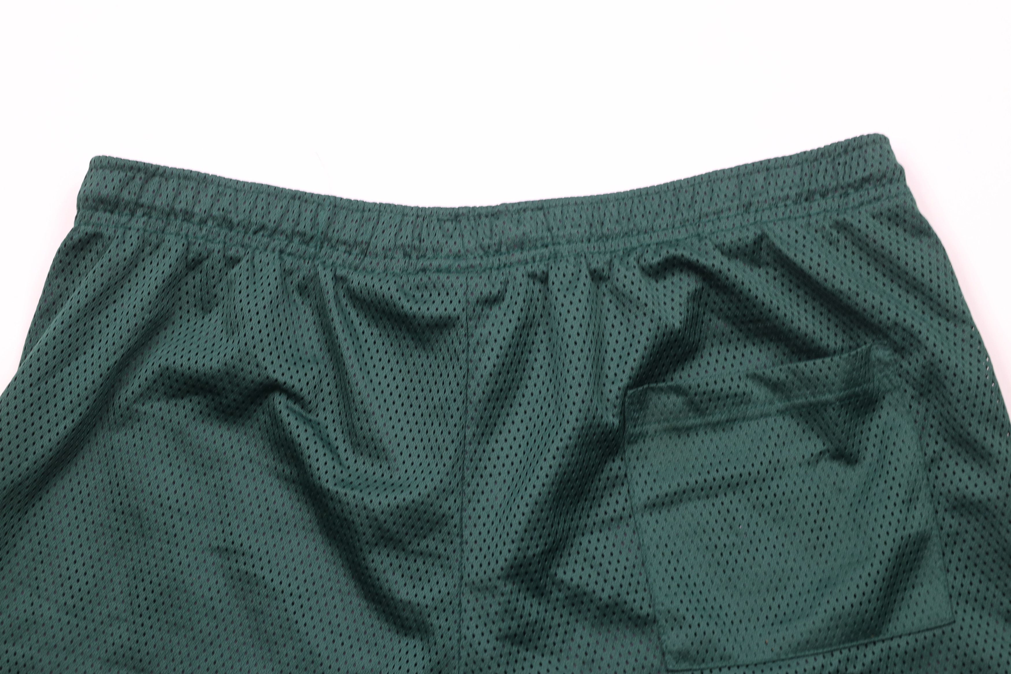 Vintage Vintage 90s Streetwear Layered Mesh Shorts Green Polyester Size US 32 / EU 48 - 8 Thumbnail