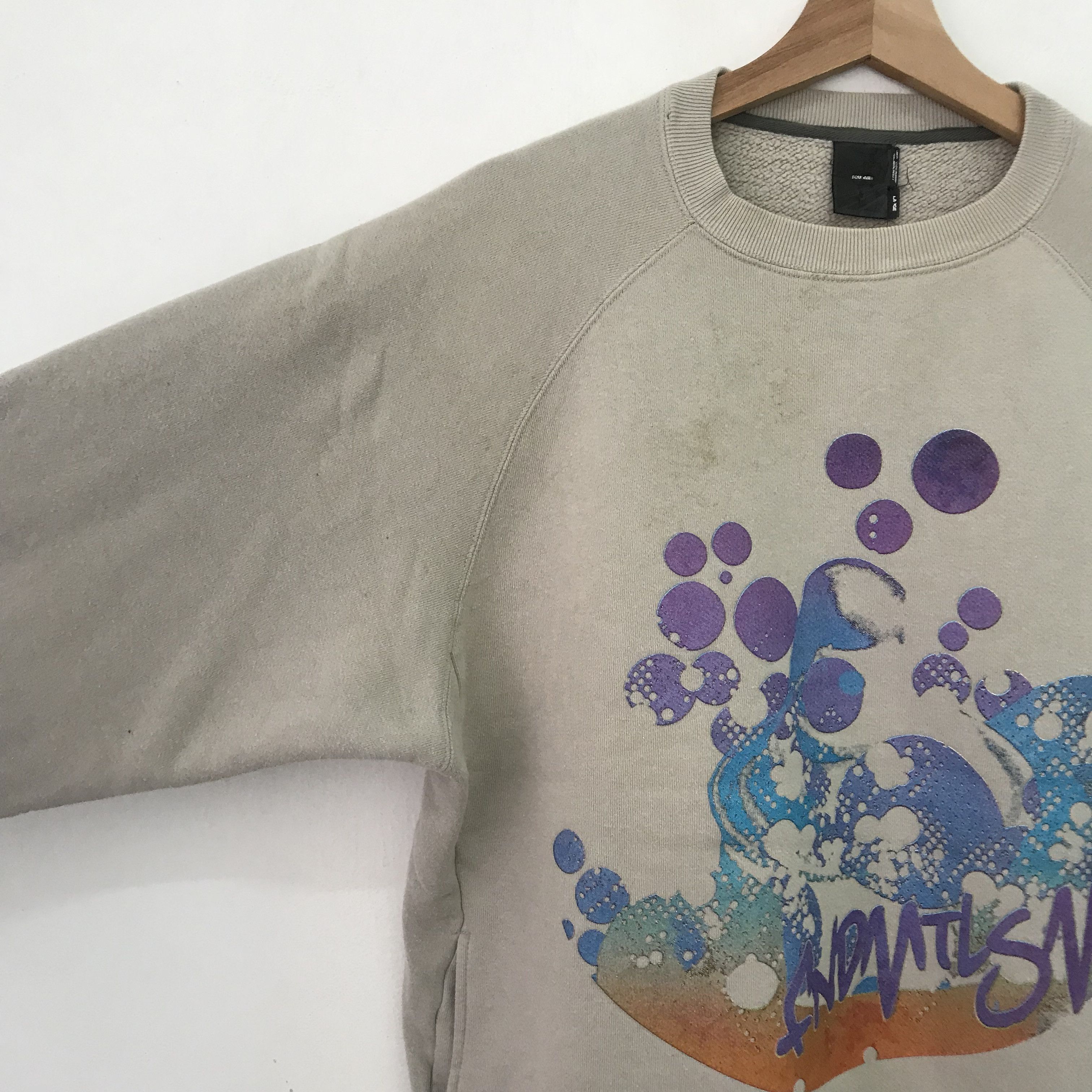 Vintage vintage gray sweatshirt - 531 Size US L / EU 52-54 / 3 - 4 Thumbnail