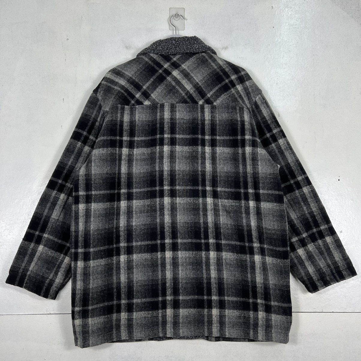 Japanese Brand 🔥 PLAID POLO CLUB WOOL CPO COMBAT JACKET Size US L / EU 52-54 / 3 - 8 Thumbnail