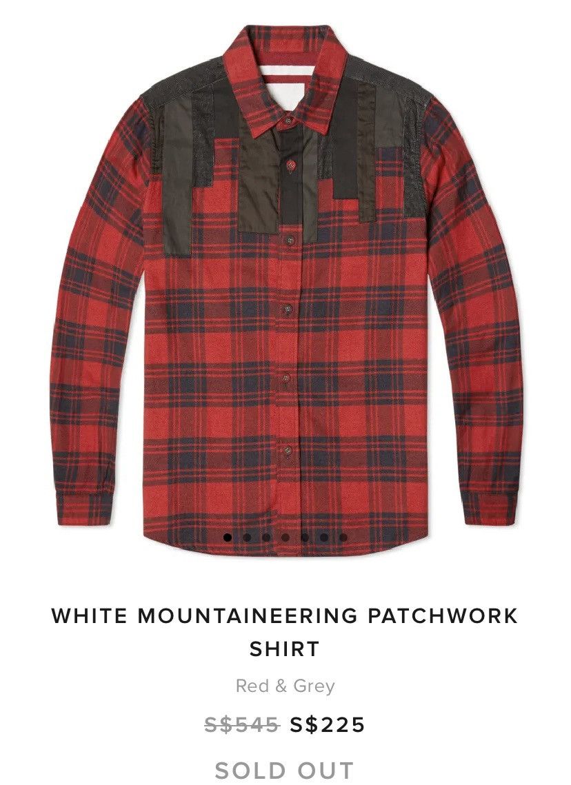 Japanese Brand × White Mountaineering White Mountaineering AW2015 Pacth Work Shirt Size US M / EU 48-50 / 2 - 1 Thumbnail