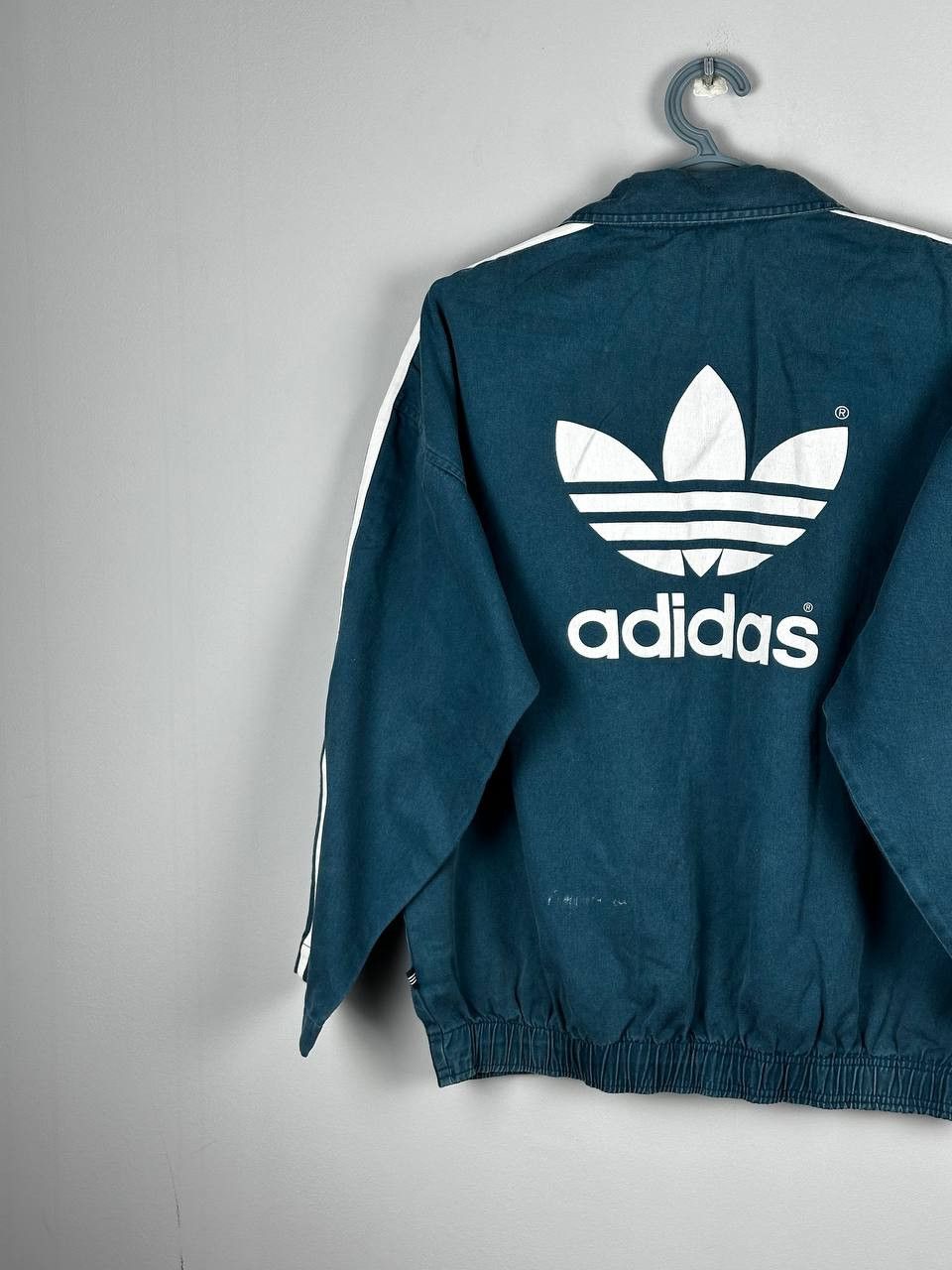 Adidas Rare Retro 90’s Adidas Vintage Cotton Anorak Jacket Size US L / EU 52-54 / 3 - 9 Thumbnail