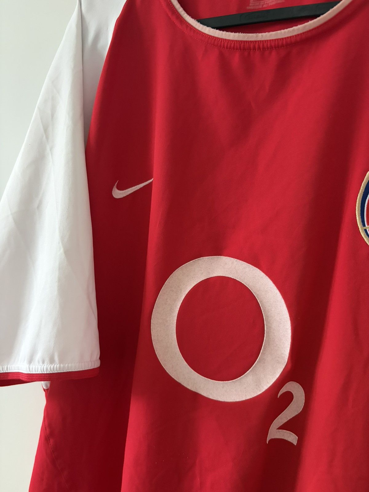 Arsenal adidas 2002-2004 domowa Vintage — zdjęcie 3