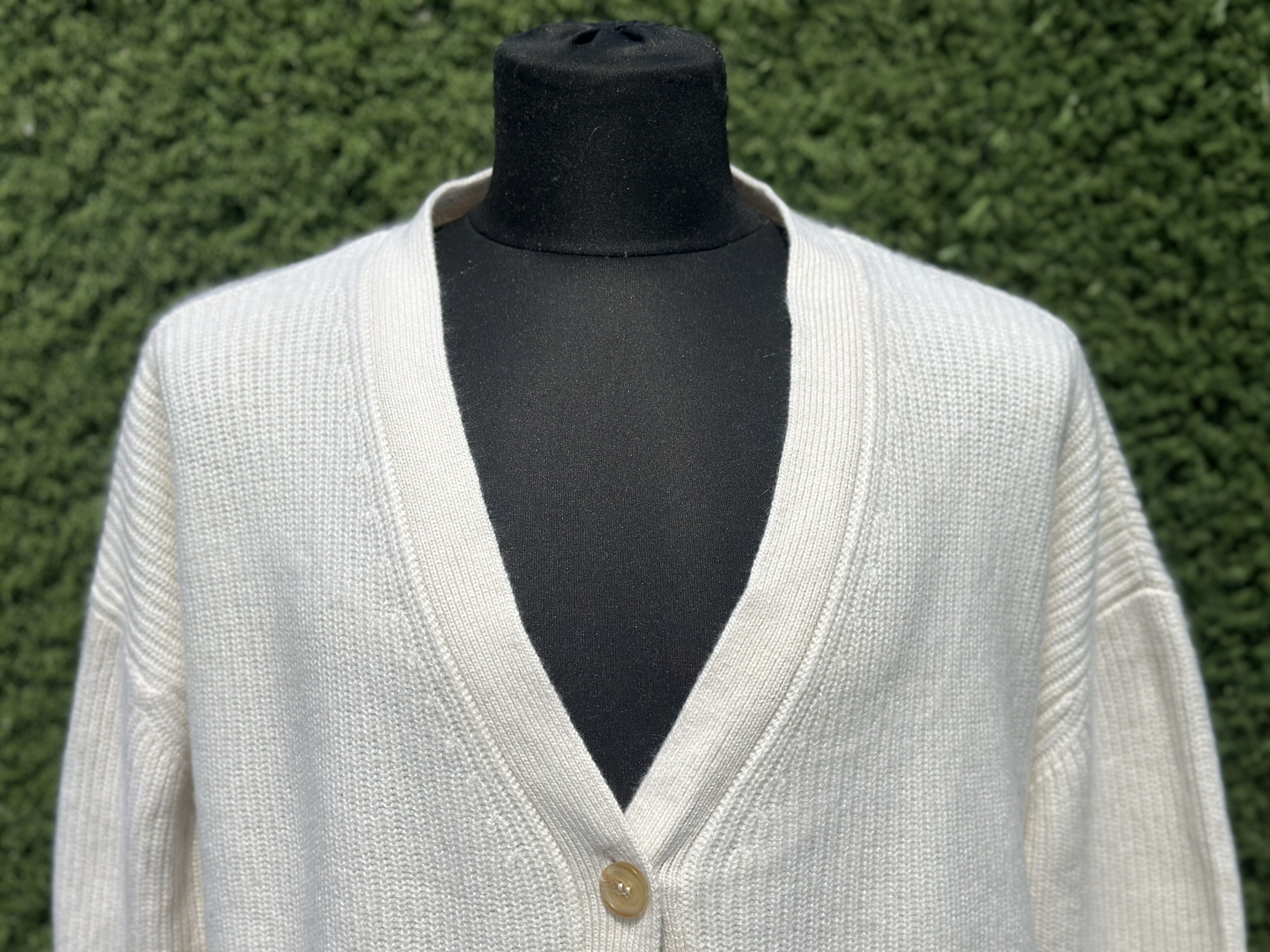 Other Jenni Kayne Knit Cocoon Cardigan Pure Cashmere Ivory Size XL Size XL / US 12-14 / IT 48-50 - 2 Thumbnail