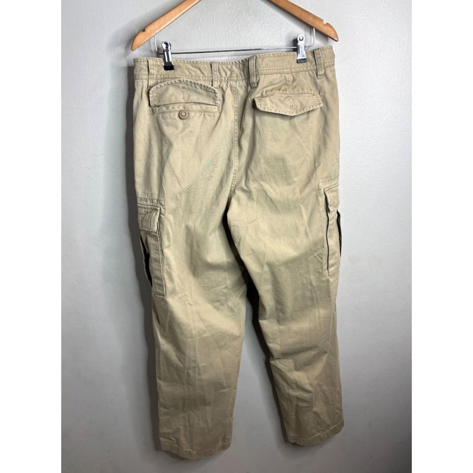 Nike Nike ACG Rip Stop Pants mens Beige 36x32 Pockets Nylon Cotton Ripstop Regular Straight Hiking Climbing Cargo Pockets 8/10 N/A Size US 36 / EU 52 - 5 Thumbnail