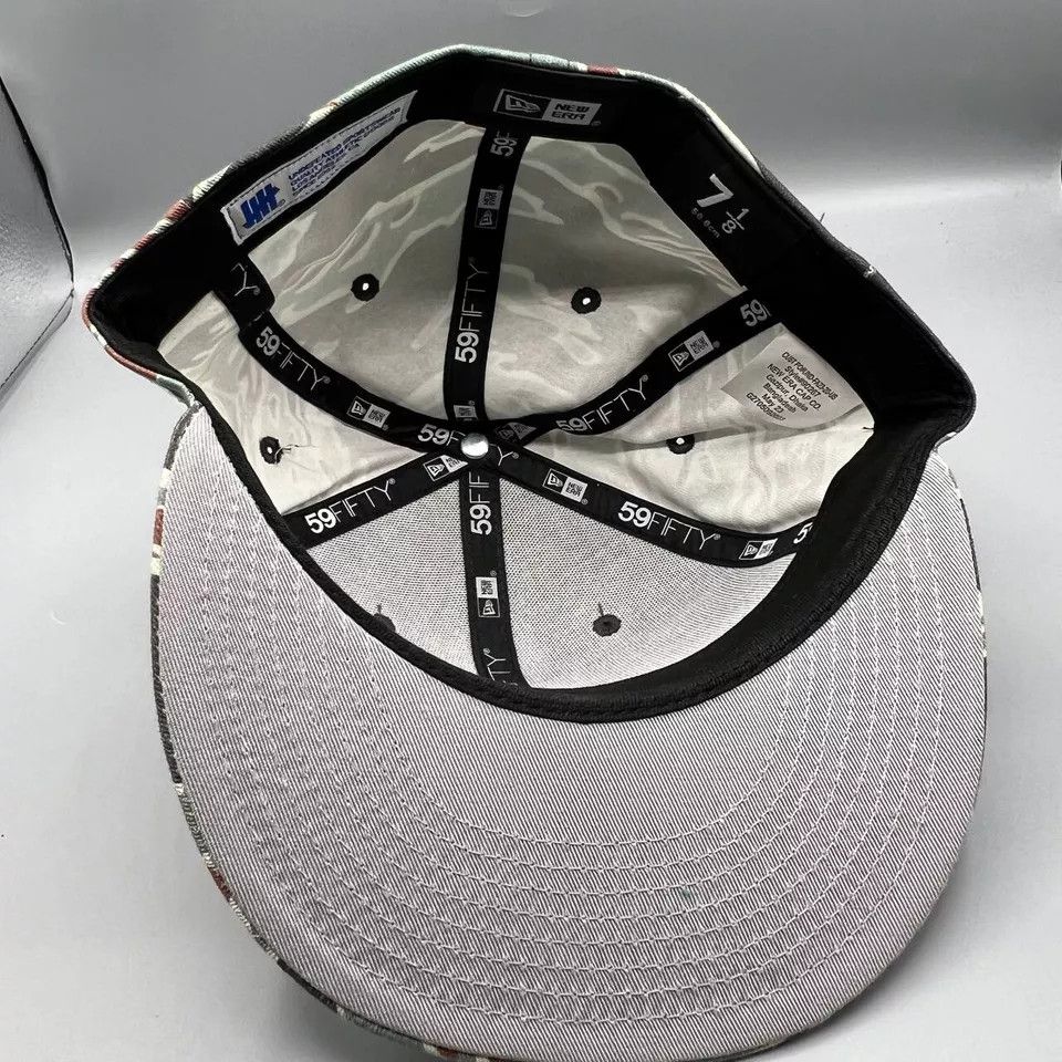New Era Undefeated Hat Men 7 1/8 Camo 59Fifty New Era Fitted Cap New Size ONE SIZE - 4 Thumbnail