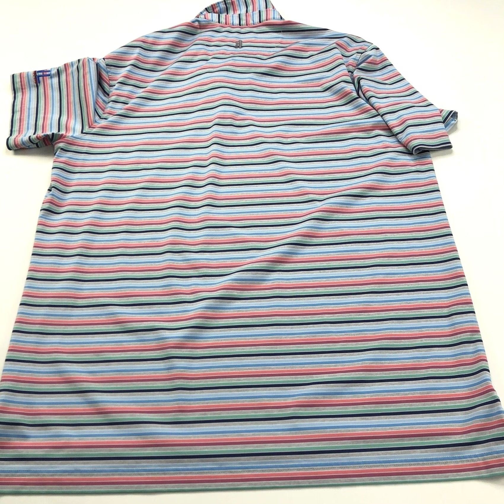 johnnie-O Johnnie-O Polo Shirt Large Colorful Golf SS Button Striped Shirt LOT OF 2 MINT Men L Regular Shirt Size US L / EU 52-54 / 3 - 7 Thumbnail