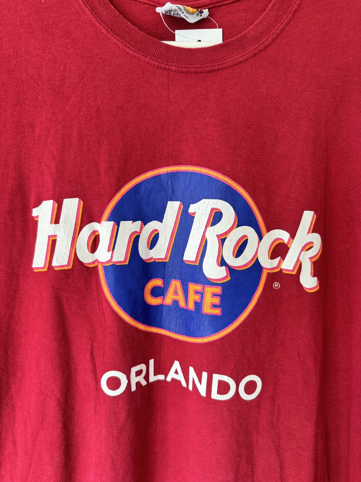 Hard Rock Cafe × Vintage VINTAGE HARD ROCK CAFE ORLANDO US T SHIRT Size US XL / EU 56 / 4 - 4 Thumbnail