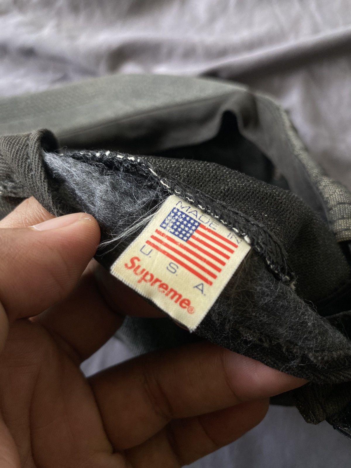 Supreme Supreme Denim Croc Strap Camp Cap FW14 Size ONE SIZE - 5 Thumbnail