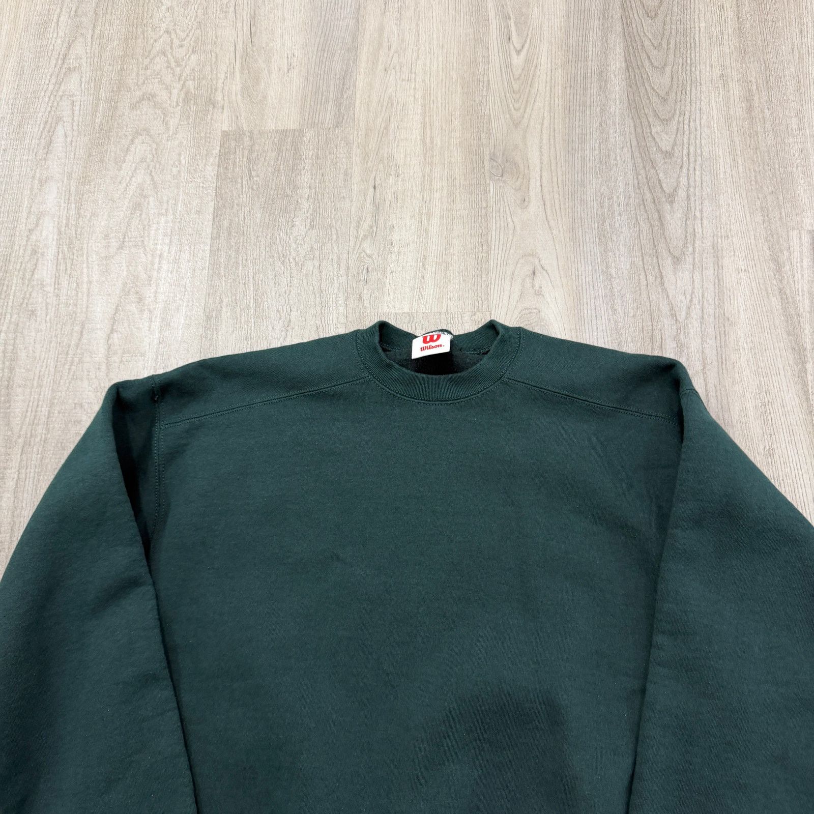 Wilson Vintage Wilson Sweatshirt Men's Extra Large Green Pullover Size US XL / EU 56 / 4 - 2 Thumbnail