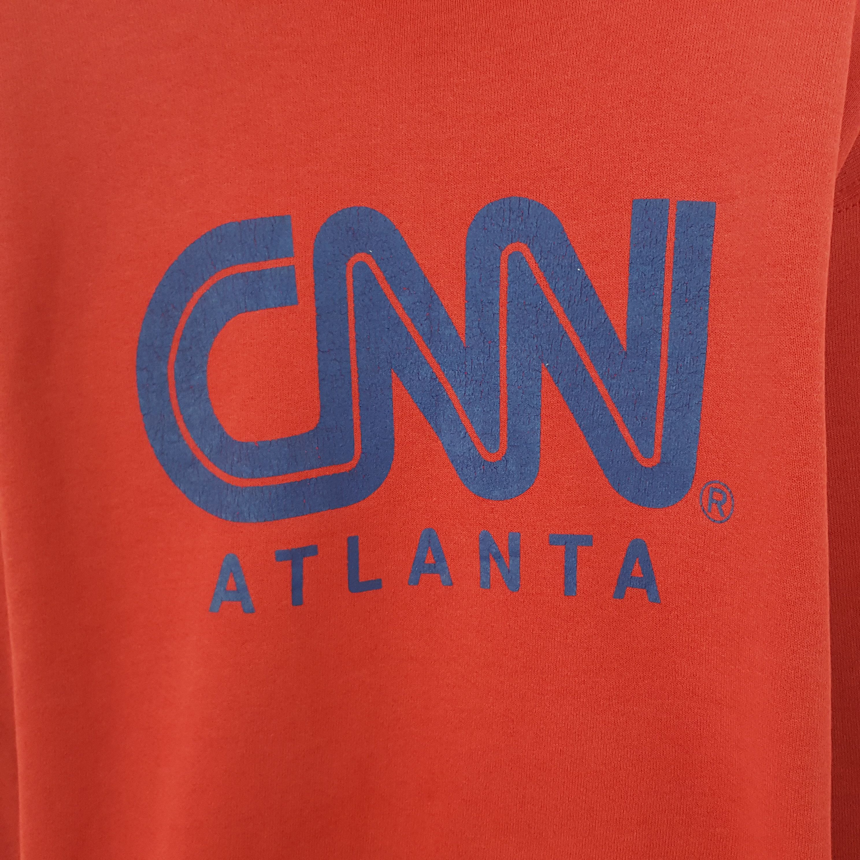 Vintage Vintage CNN Atlanta Sweatshirt Size US M / EU 48-50 / 2 - 2 Thumbnail
