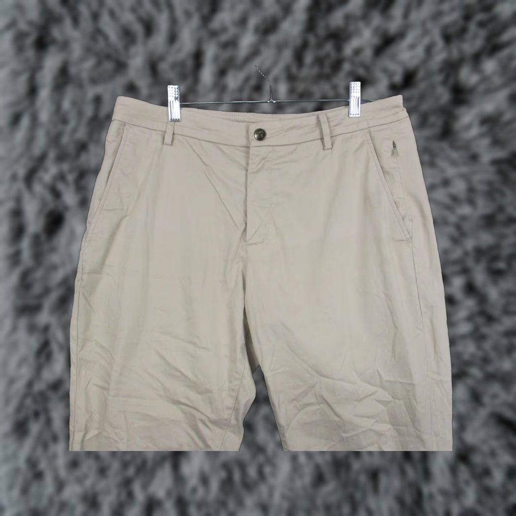 Vintage Birddogs Pants Mens 34x32 Beige Stretch Chino Golf Casual Zip Pockets Flat Front Logo Zip Front pockets Mens Size US 34 / EU 50 - 1 Thumbnail