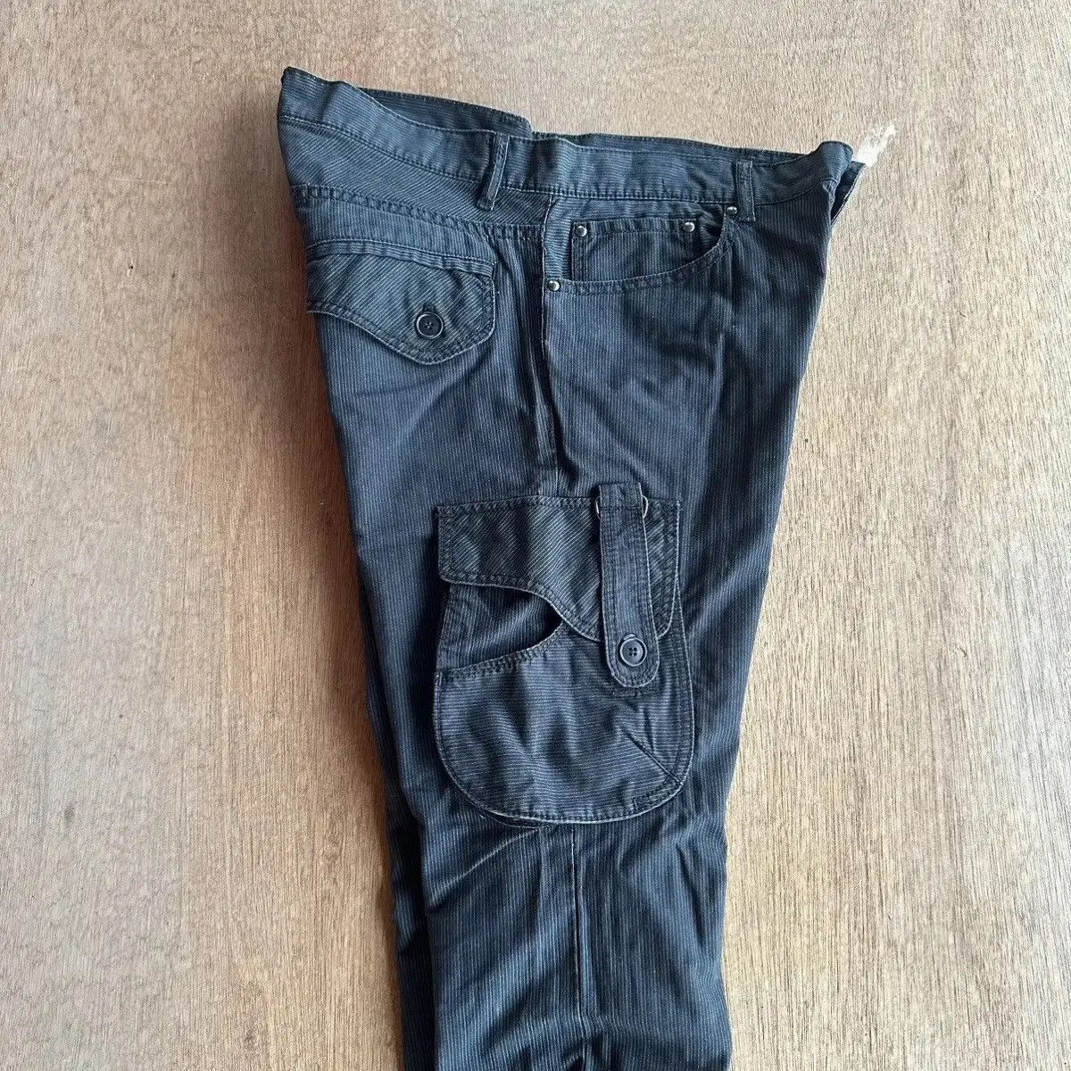 Aitor Throup STEALS! SPINASH JAPAN TROUSERS BONDAGE PUNK RARE CARGO PANTS Size US 33 - 16 Thumbnail