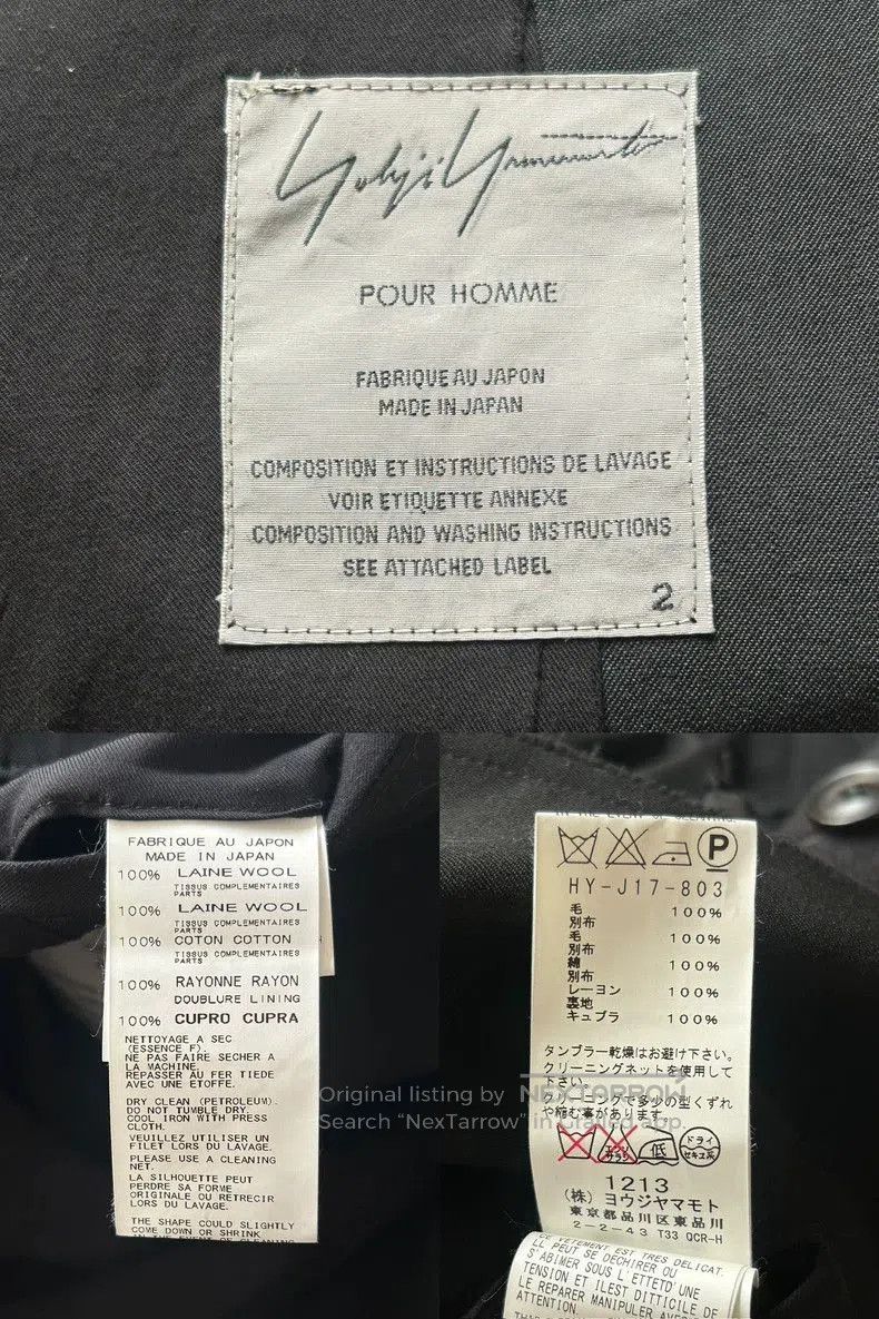 Yohji Yamamoto Yohji Yamamoto 15aw Triple Blazer. Size US XS / EU 42 / 0 - 9 Thumbnail
