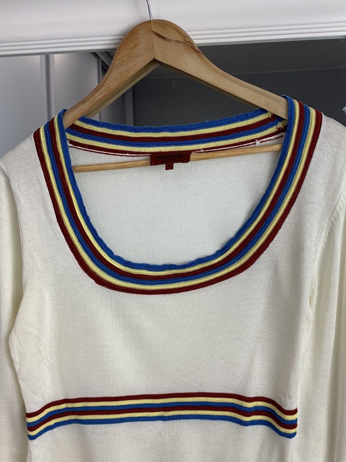 Missoni Missoni Vintage Blouse Y2K Cotton Jumper Size:6 Size M / US 6-8 / IT 42-44 - 3 Thumbnail