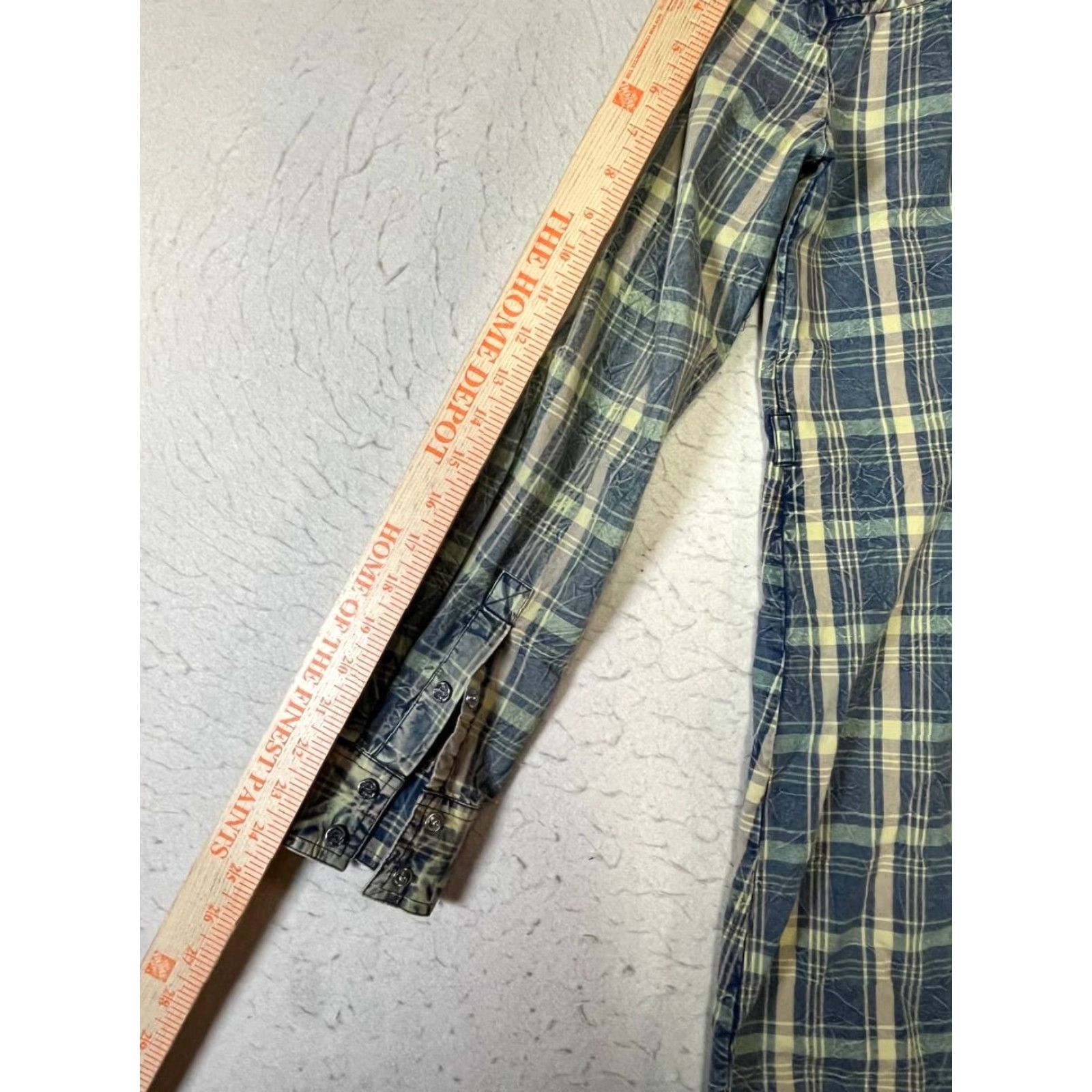 Guess GUESS Plaid Long Sleeve Shirt Dress Olive Brown M Knee Length Women Casual Flannel Dress Size M / US 6-8 / IT 42-44 - 4 Thumbnail