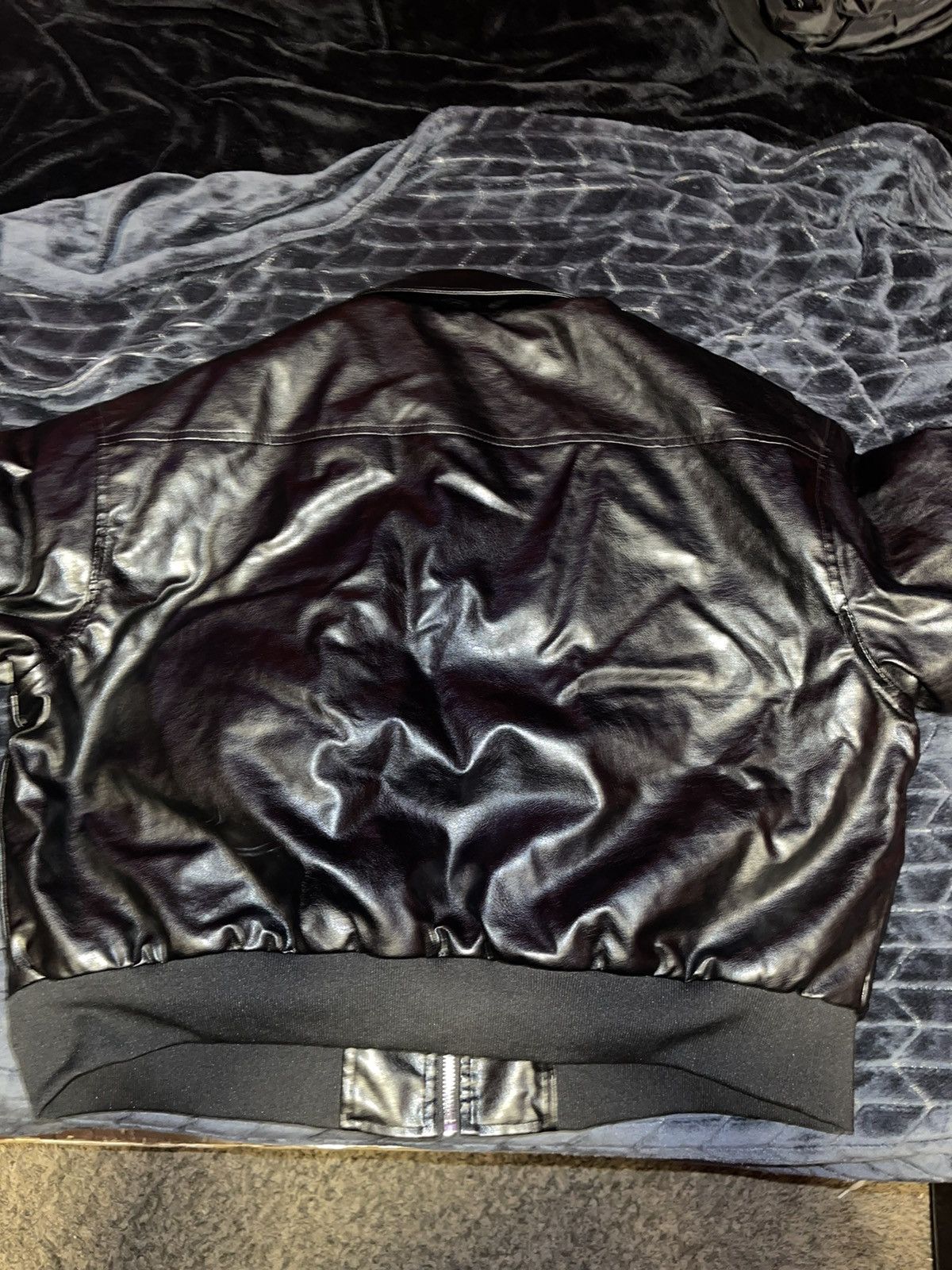 Boohoo Boohoo fitted black leather jacket Size US S / EU 44-46 / 1 - 5 Thumbnail