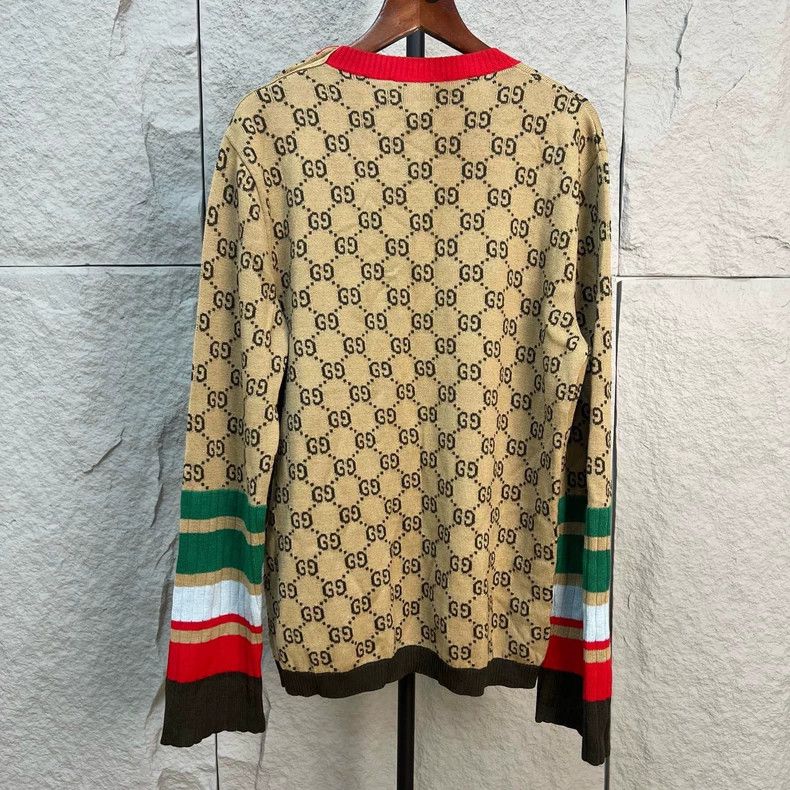 Gucci Gucci Full-print logo pullover round-neck sweater 2501-Next Size US M / EU 48-50 / 2 - 2 Thumbnail