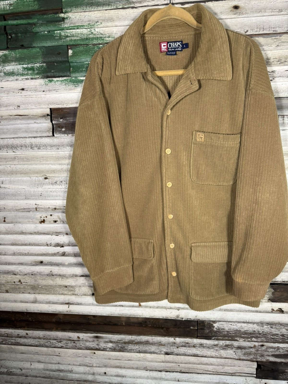 Chaps Ralph Lauren × Vintage Vintage Chaps Ralph Lauren Cardigan Sweater Size US XL / EU 56 / 4 - 4 Thumbnail