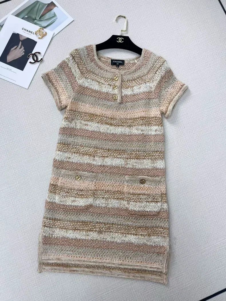 Chanel Chanel Greek series of knitted dresses Size XS / US 0-2 / IT 36-38 - 2 Thumbnail