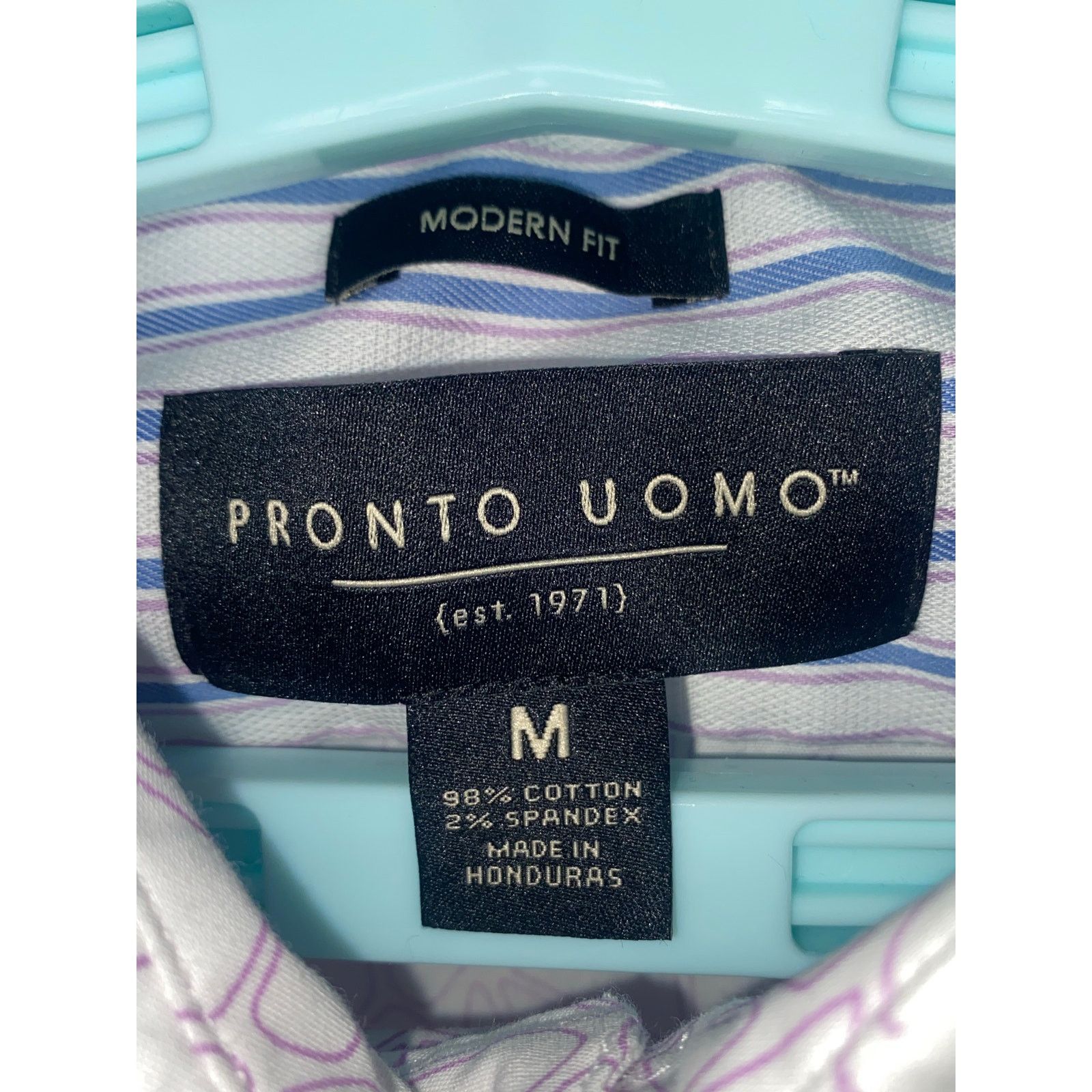 Pronto Uomo Pronto Uomo Mens NWT short sleeve Buttondown! Size US M / EU 48-50 / 2 - 6 Thumbnail