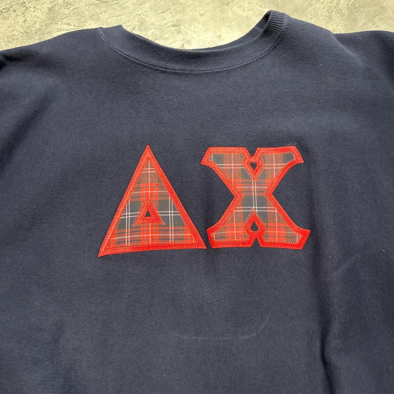 Champion × Vintage Vintage Champion Reverse Weave Fraternity Crewneck SZ XL Size XL / US 12-14 / IT 48-50 - 2 Thumbnail