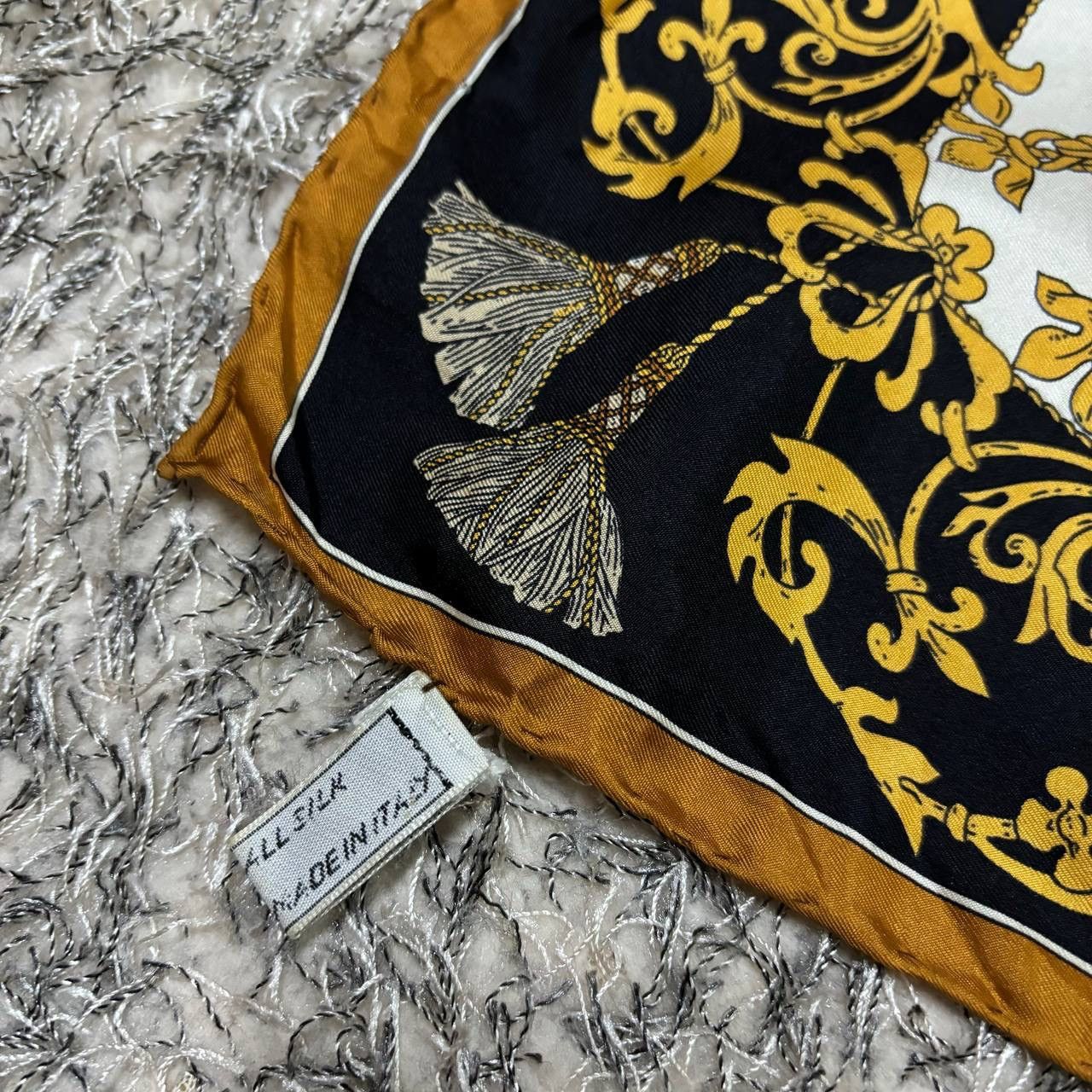 Celine Vintage Celine Silk Big Scarf Neckerchief Size ONE SIZE - 5 Thumbnail