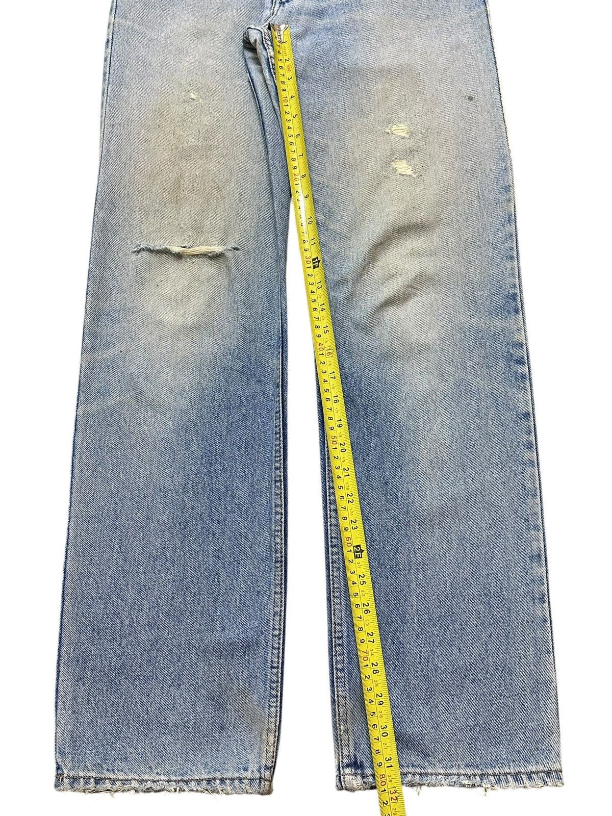 Gant Vintage Japanese Brand Blue Faded Wash Style Distress Jeans Size US 30 / EU 46 - 14 Thumbnail