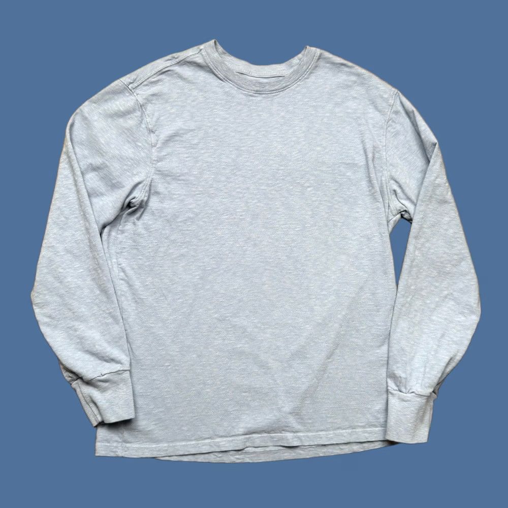 Vintage American Giant Shirt Mens L Blue Crewneck Pullover Size Long Sleeve Tee USA Size US L / EU 52-54 / 3 - 1 Thumbnail