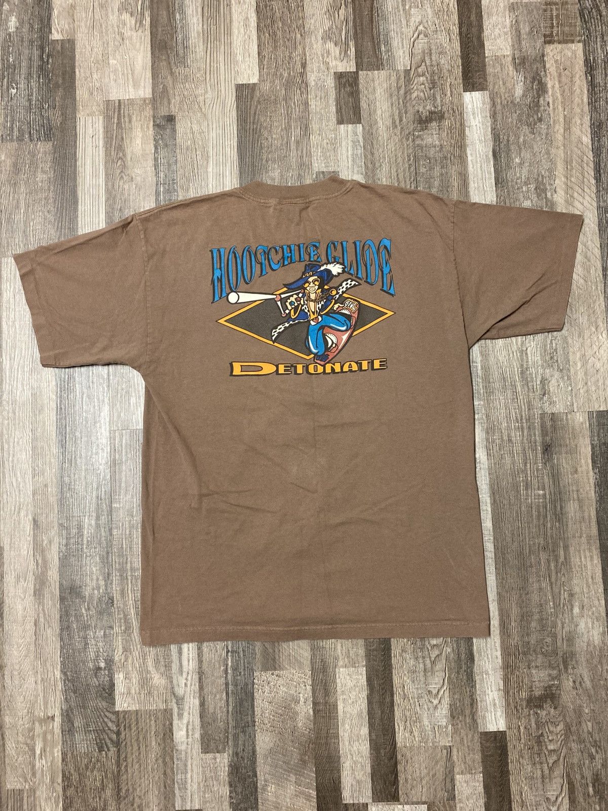 Vintage Vintage 90’s Detonate Single Stitch Hootchie Glide Tee Rare Size US XL / EU 56 / 4 - 2 Thumbnail