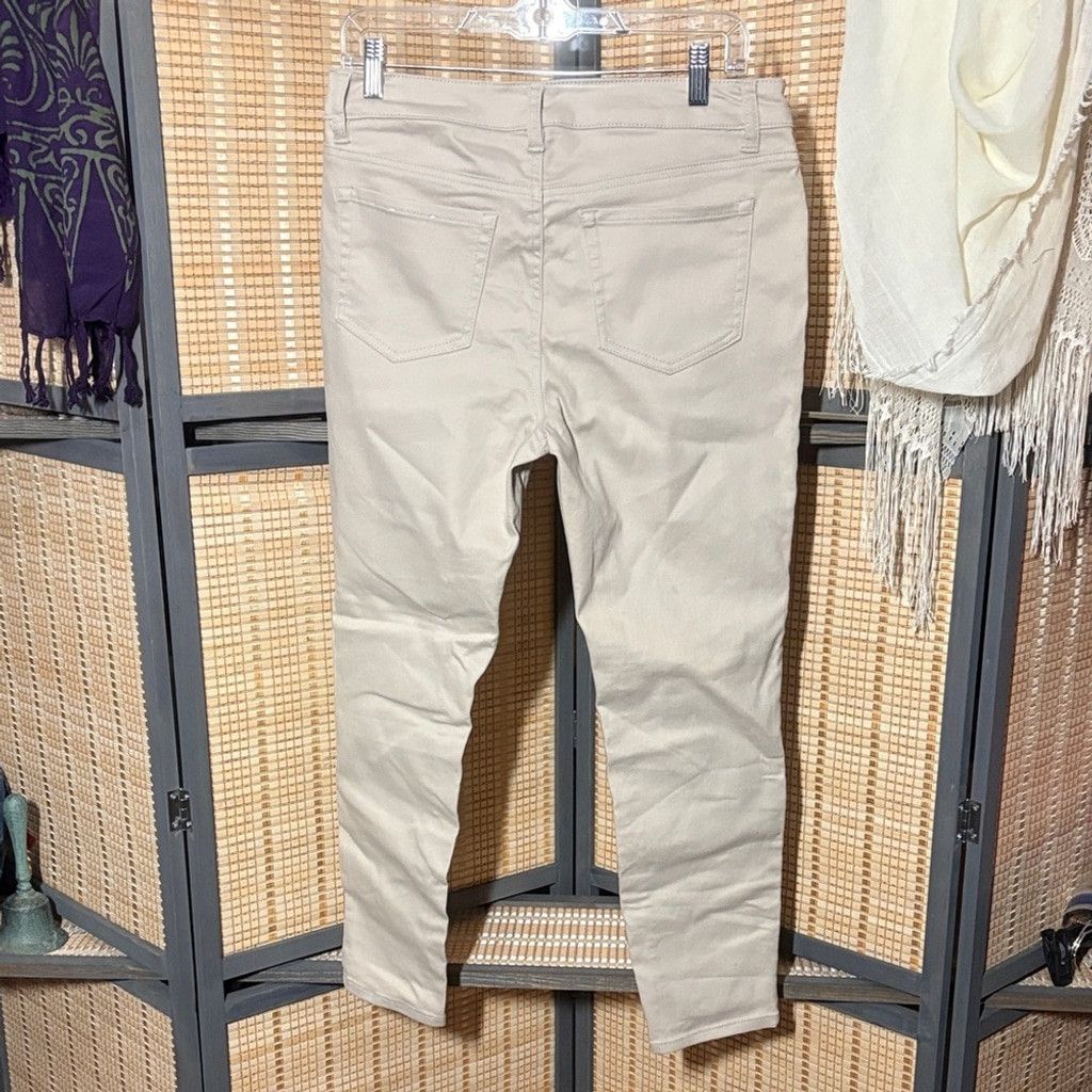 Other D. Jeans Light Beige Skinny Jeans Size 34" / US 12 / IT 48 - 2 Thumbnail