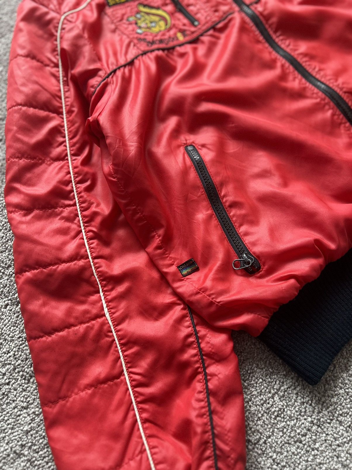 Japanese Brand × Vintage Vintage The Mongoose Coors Racing Team Bomber Jacket Size US M / EU 48-50 / 2 - 7 Thumbnail