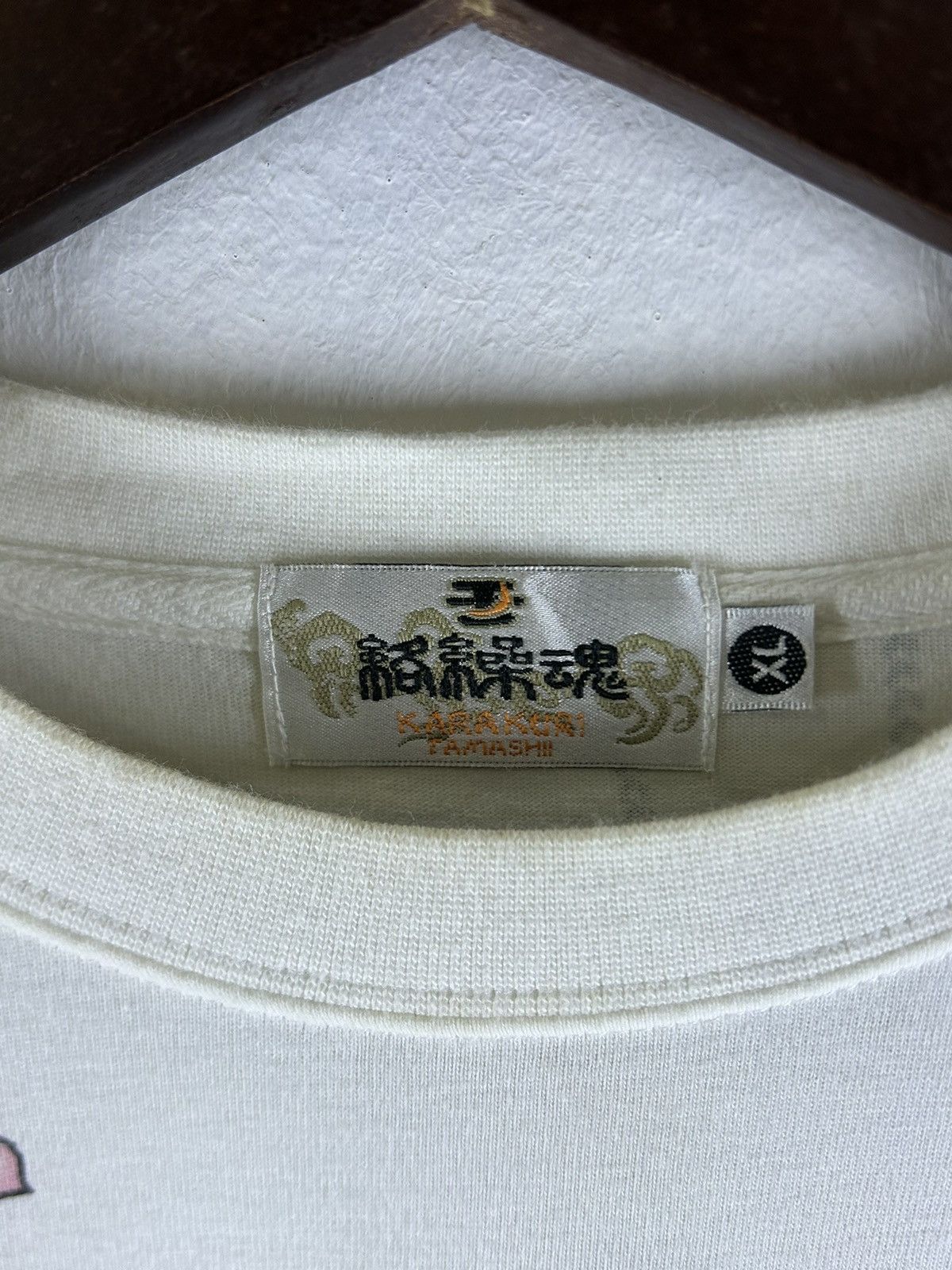 Karakuri Tamashii Vintage Karakuri Tamashii ‘Oni Demon’ Embroidery Tee Size US XL / EU 56 / 4 - 7 Thumbnail