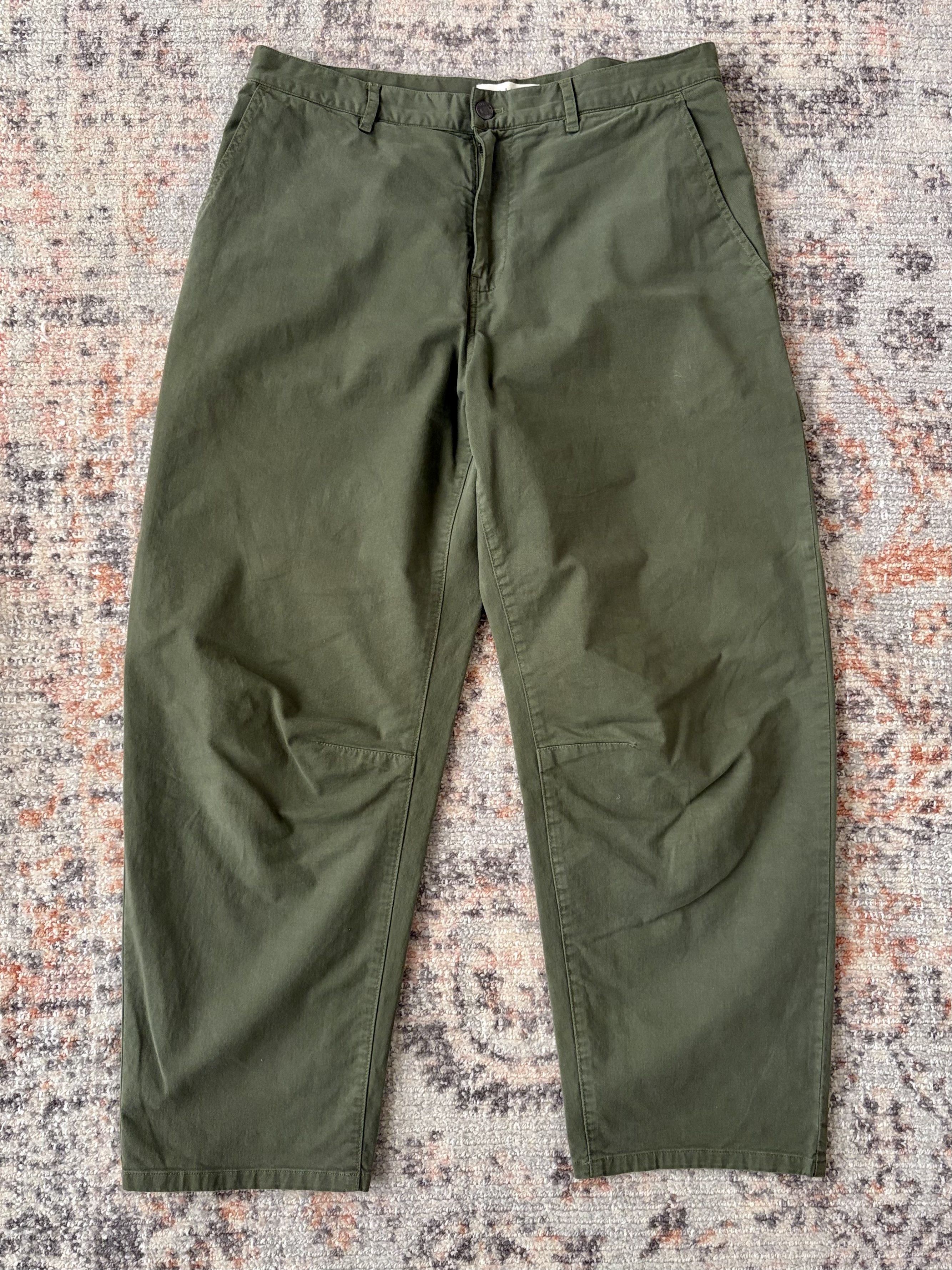 Other Nili Lotan Carpenter Trousers - Olive Size US 32 / EU 48 - 1 Thumbnail