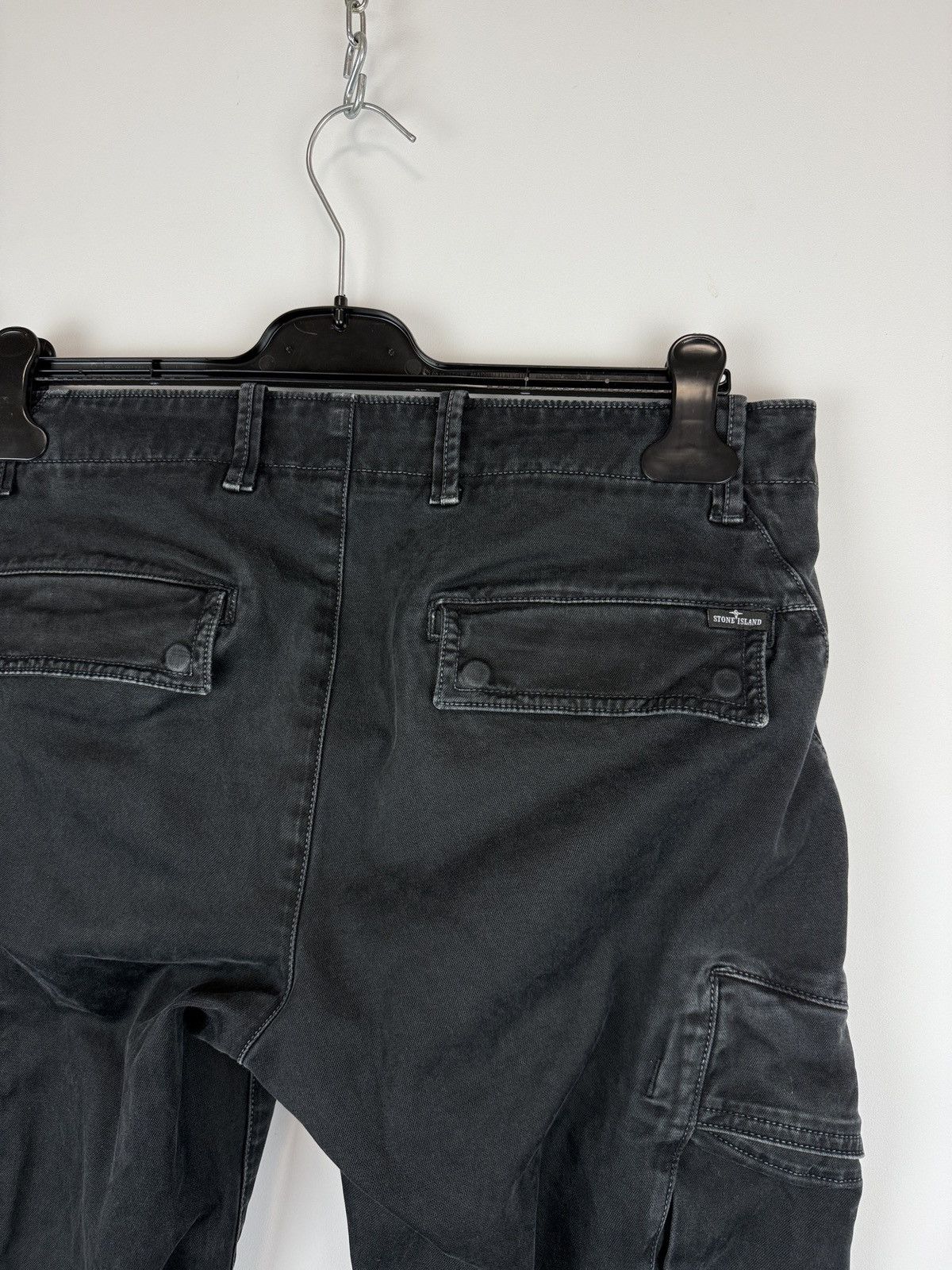 Stone Island Black Stone Island cargo trousers Size US 31 - 6 Thumbnail