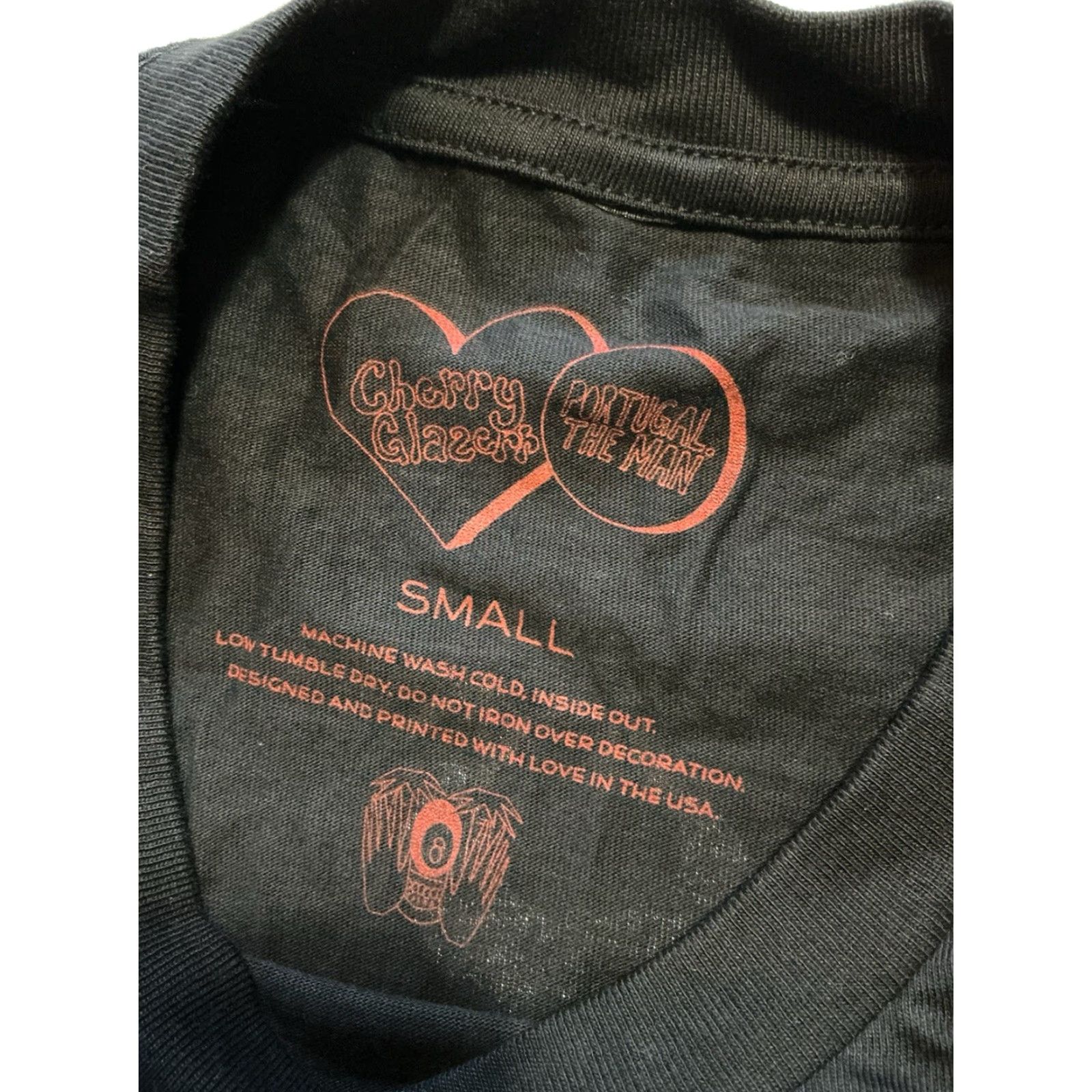 Vintage Cherry Glazerr Portugal The Man Official Merch Alien Rock Band L/S T-Shirt Black S Mens Size US S / EU 44-46 / 1 - 6 Thumbnail