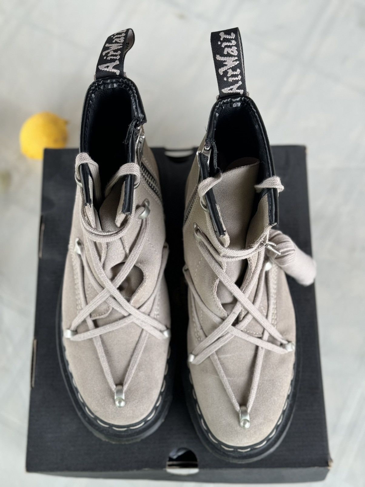 Dr. Martens × Rick Owens Rick Owens Dr. Martens 1460 Bex Suede Lace Up Boot Size US 9 / EU 42 - 3 Thumbnail