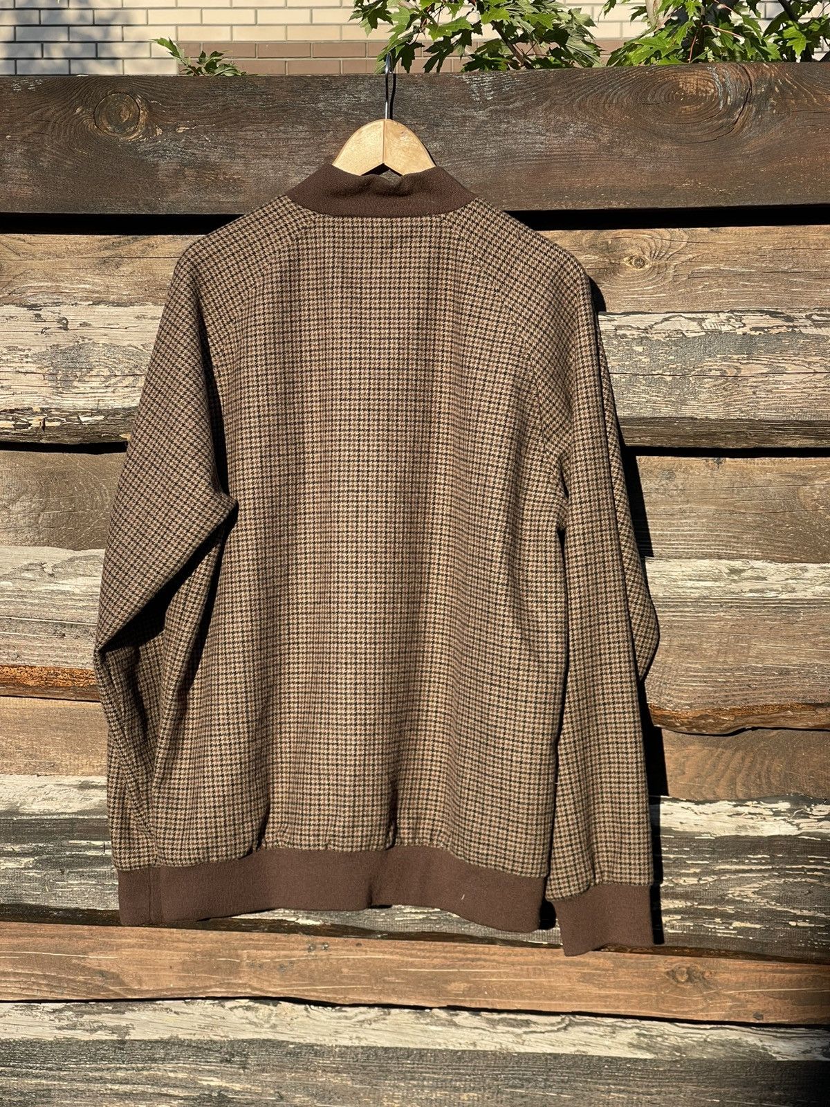 Adidas 2015 Adidas Tweed Wool Bomber Jacket UK style checkered Size US L / EU 52-54 / 3 - 12 Thumbnail