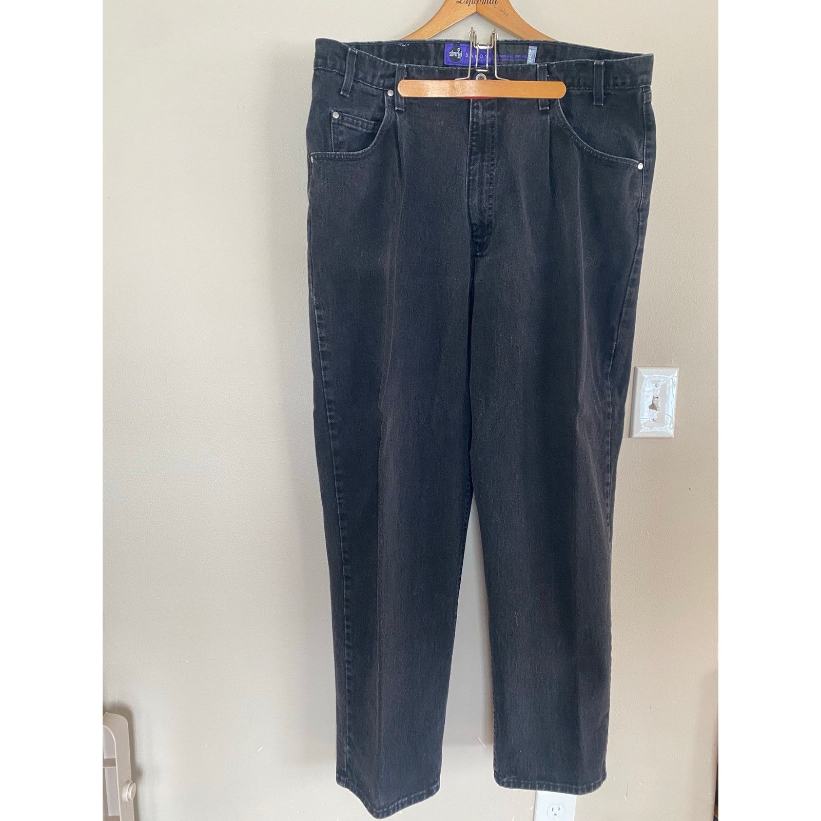 Levi's Levi’s Silvertab Baggy Jeans Black (40x32.5) Purple Tag Size US 40 / EU 56 - 1 Thumbnail