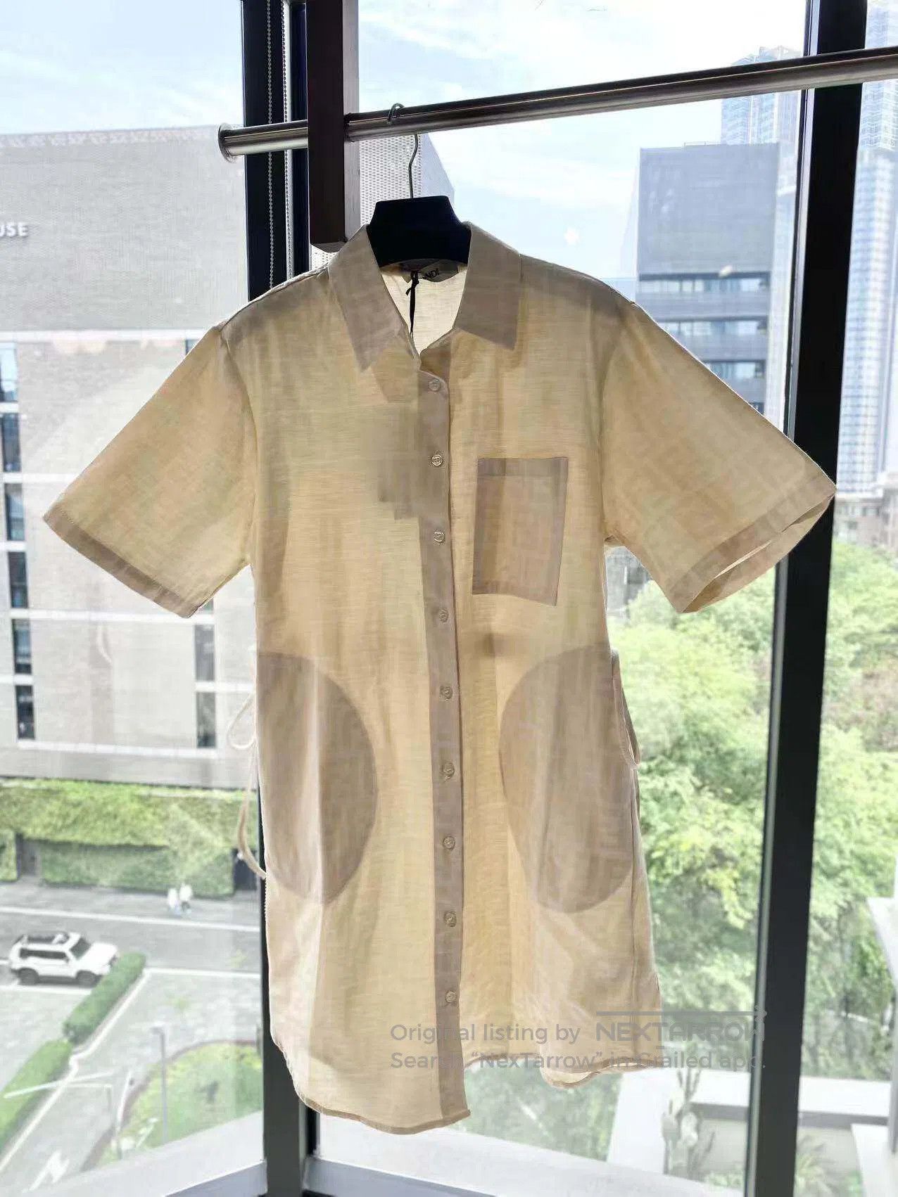 Fendi Fendi The old flower is full of printed linen dress| Size XS / US 0-2 / IT 36-38 - 2 Thumbnail