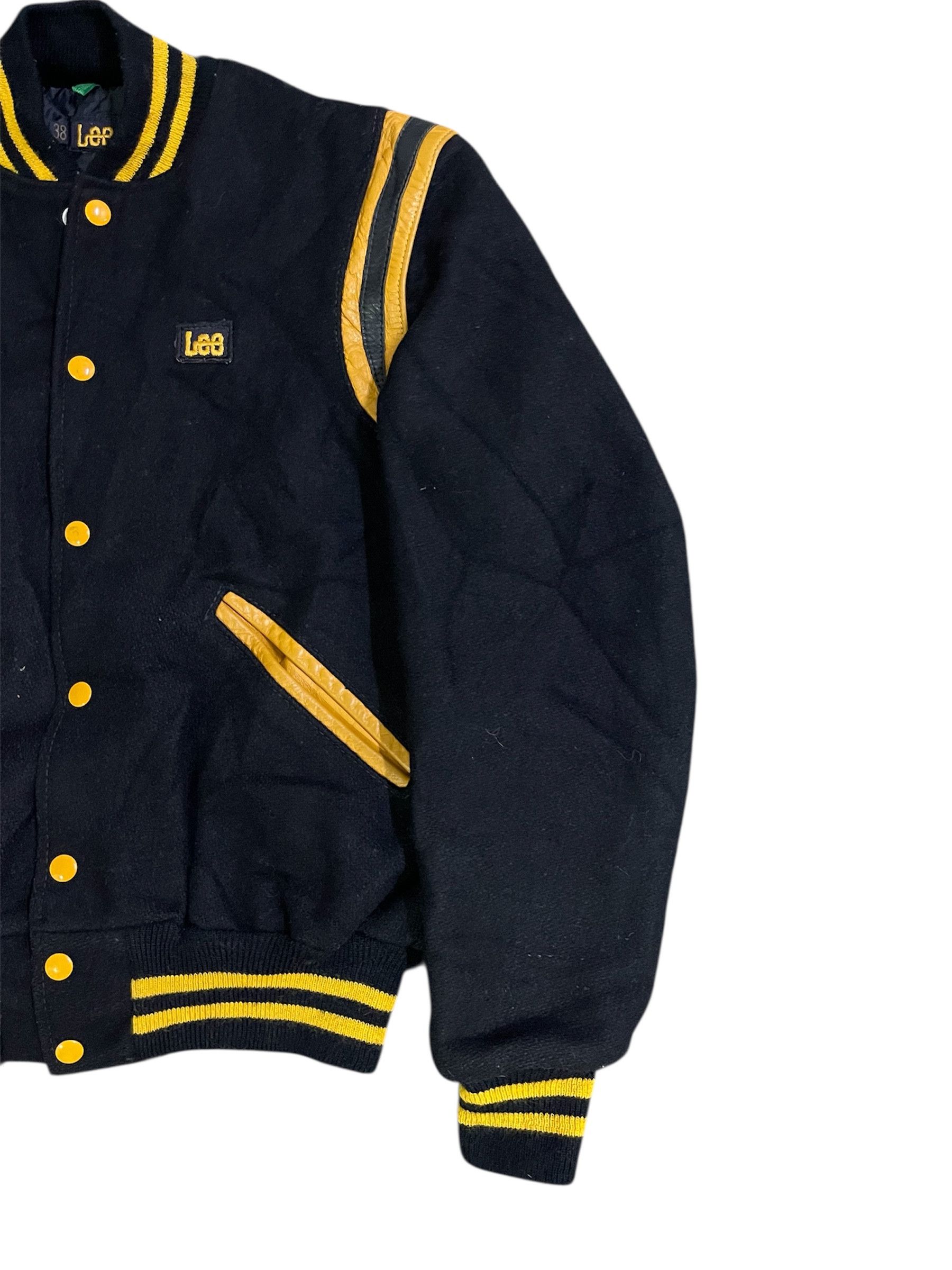 Lee True Vintage 70s Lee Varsity Delong Black/Yellow Jacket Size US M / EU 48-50 / 2 - 6 Thumbnail