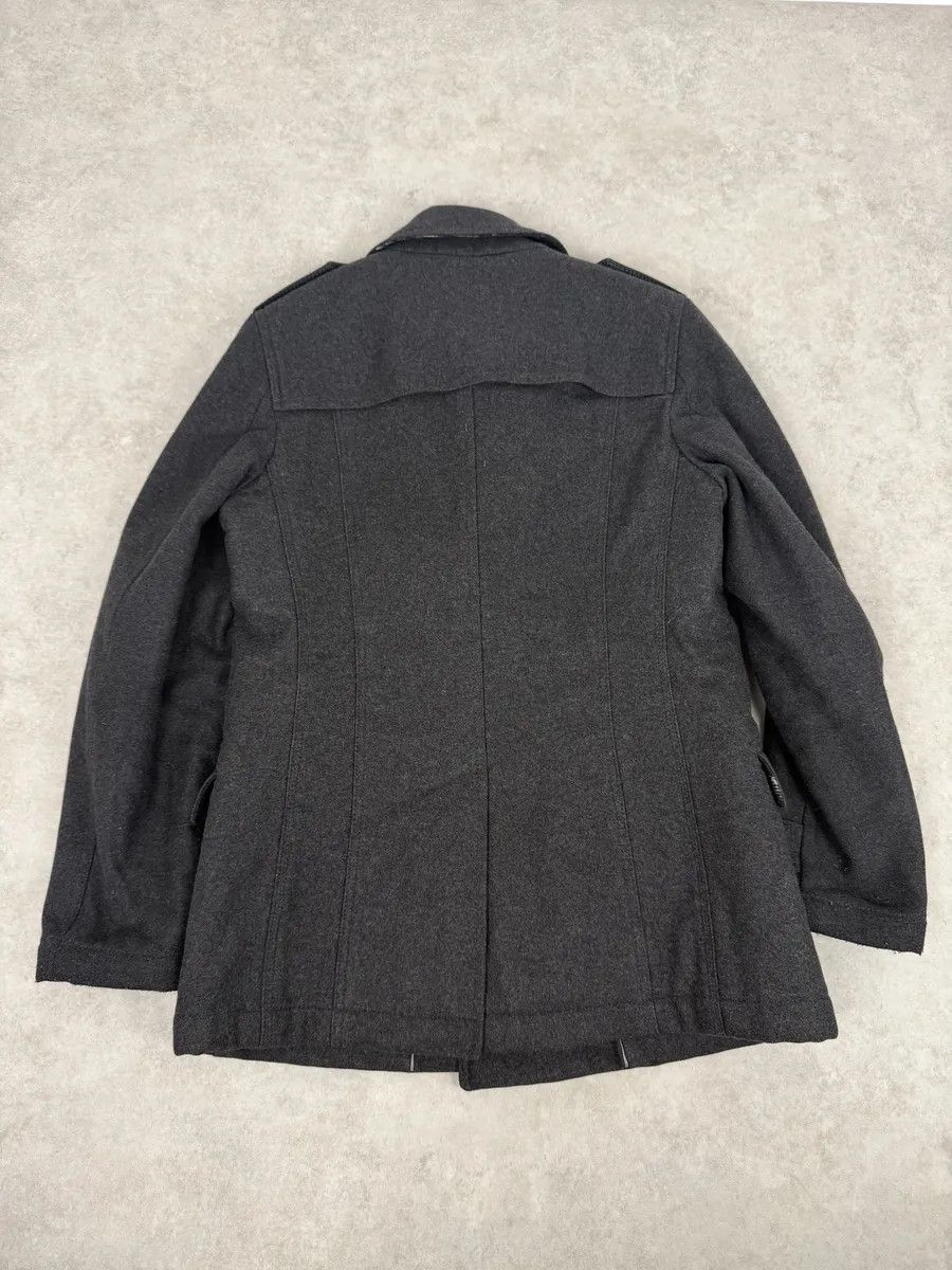 Dolce & Gabbana AW2009 Dolce & Gabbana Grey Caban Buttoned Officer Wool Coat Size US M / EU 48-50 / 2 - 2 Thumbnail