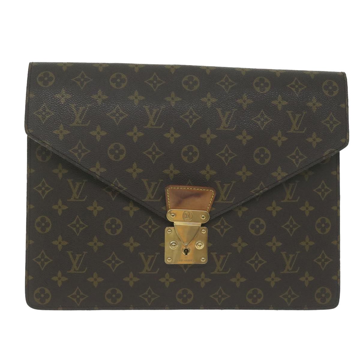 image of Louis Vuitton Porte Document Senateur Briefcases & Attaches in Brown, Women's