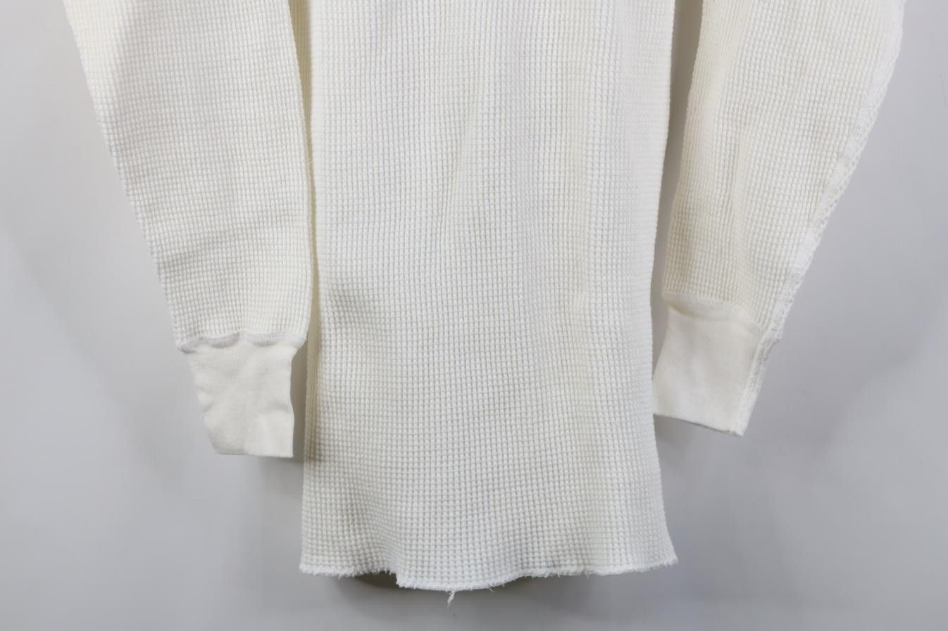 Vintage Vintage 90s Streetwear Waffle Knit Long Sleeve T-Shirt USA Size US L / EU 52-54 / 3 - 3 Thumbnail