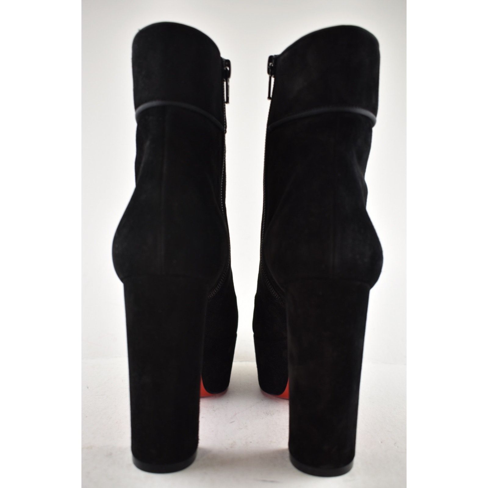 Christian Louboutin Christian Louboutin Protorlato 110 Black Suede Platform Size US 7 / IT 37 - 12 Thumbnail