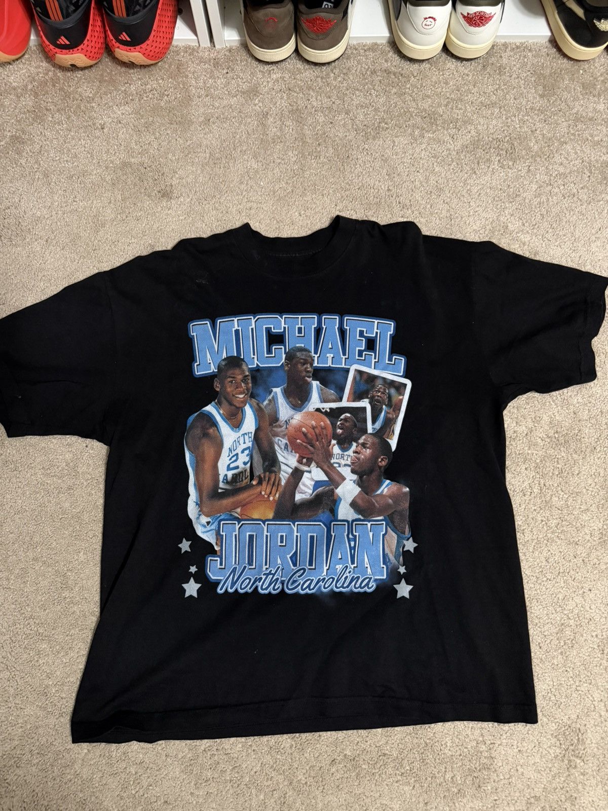 Vintage Michael Jordan Tee Size US XL / EU 56 / 4 - 1 Thumbnail