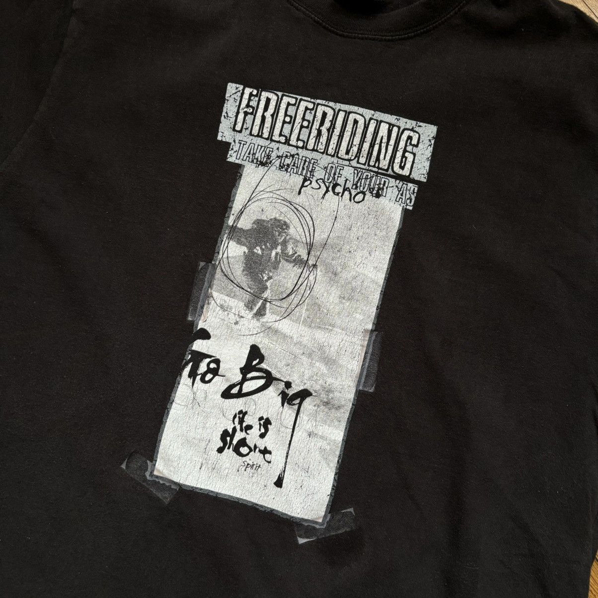 Hysteric Glamour × Vintage Vintage Y2K Ski Freeriding Psycho T-Shirt Spirit Size US M / EU 48-50 / 2 - 2 Thumbnail